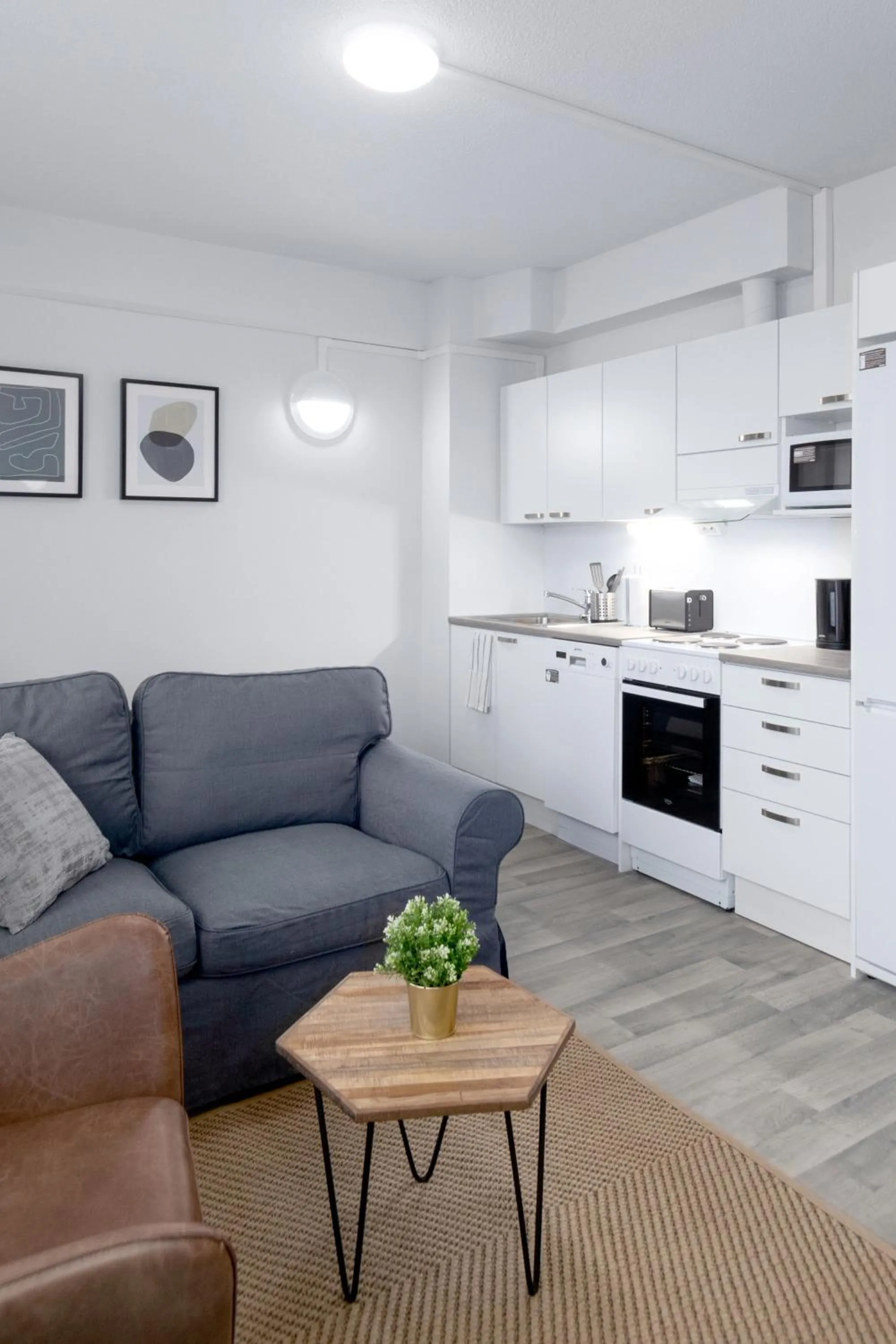 Coffee/tea facilities in Forenom Serviced Apartments Rauma Kaivopuisto