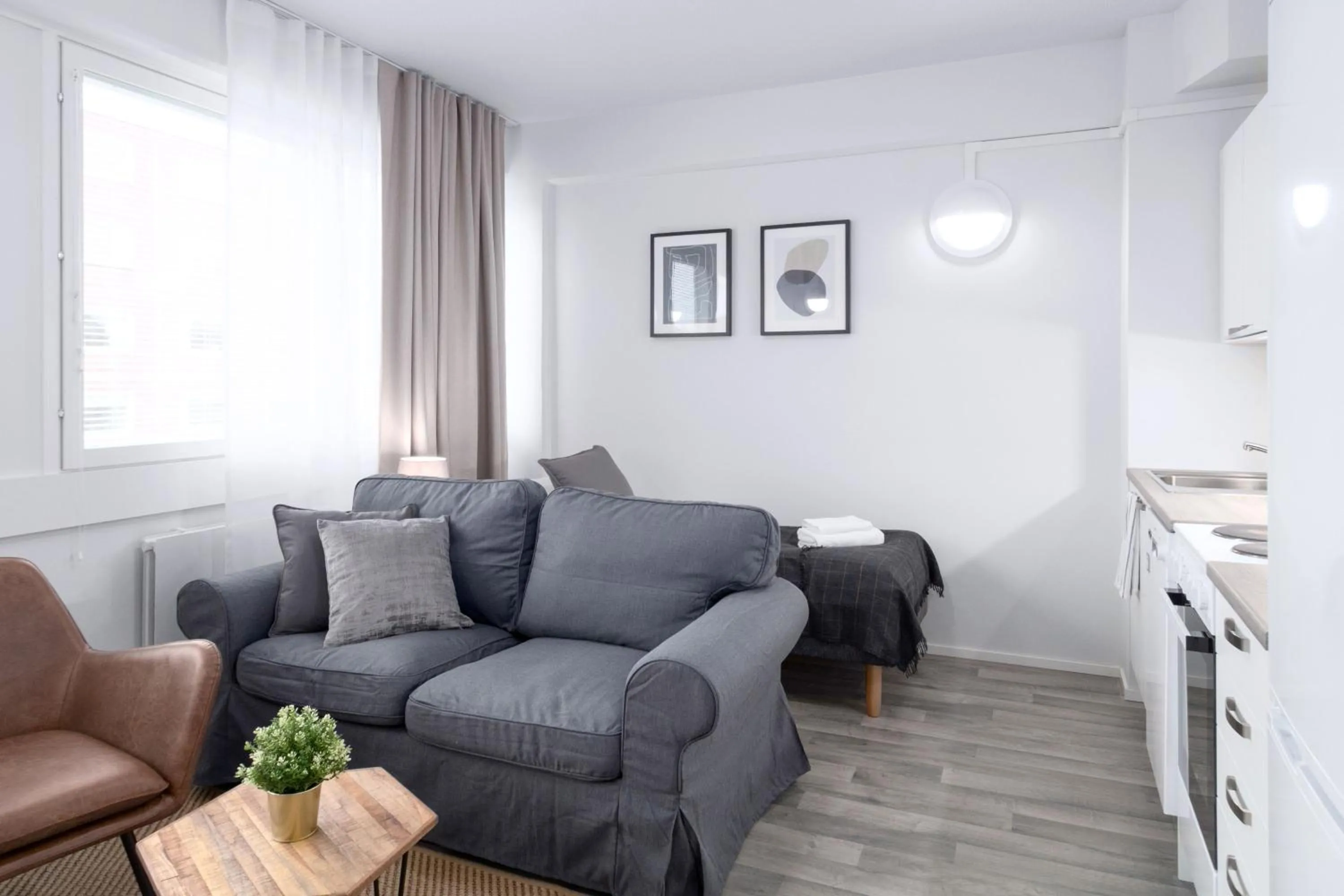Coffee/tea facilities in Forenom Serviced Apartments Rauma Kaivopuisto