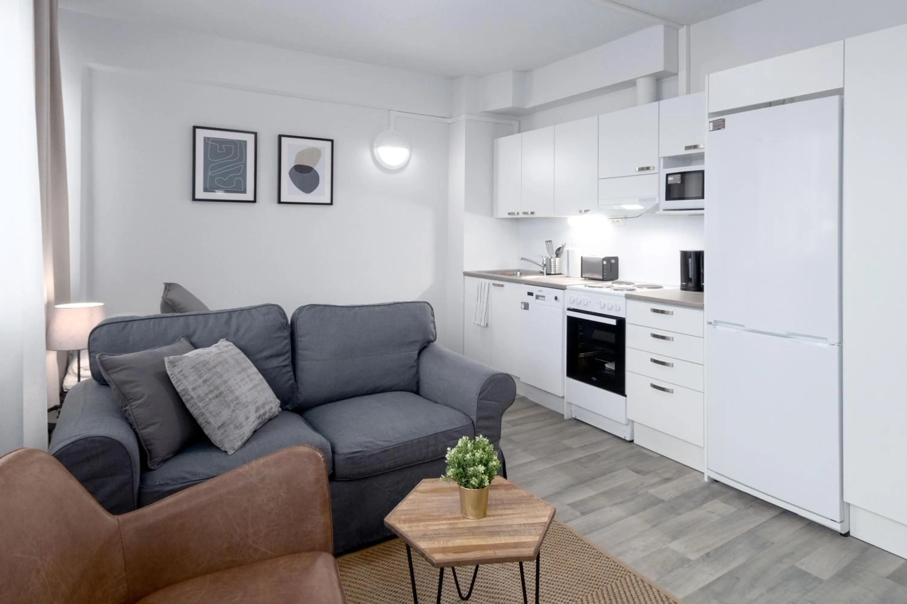 Coffee/tea facilities in Forenom Serviced Apartments Rauma Kaivopuisto