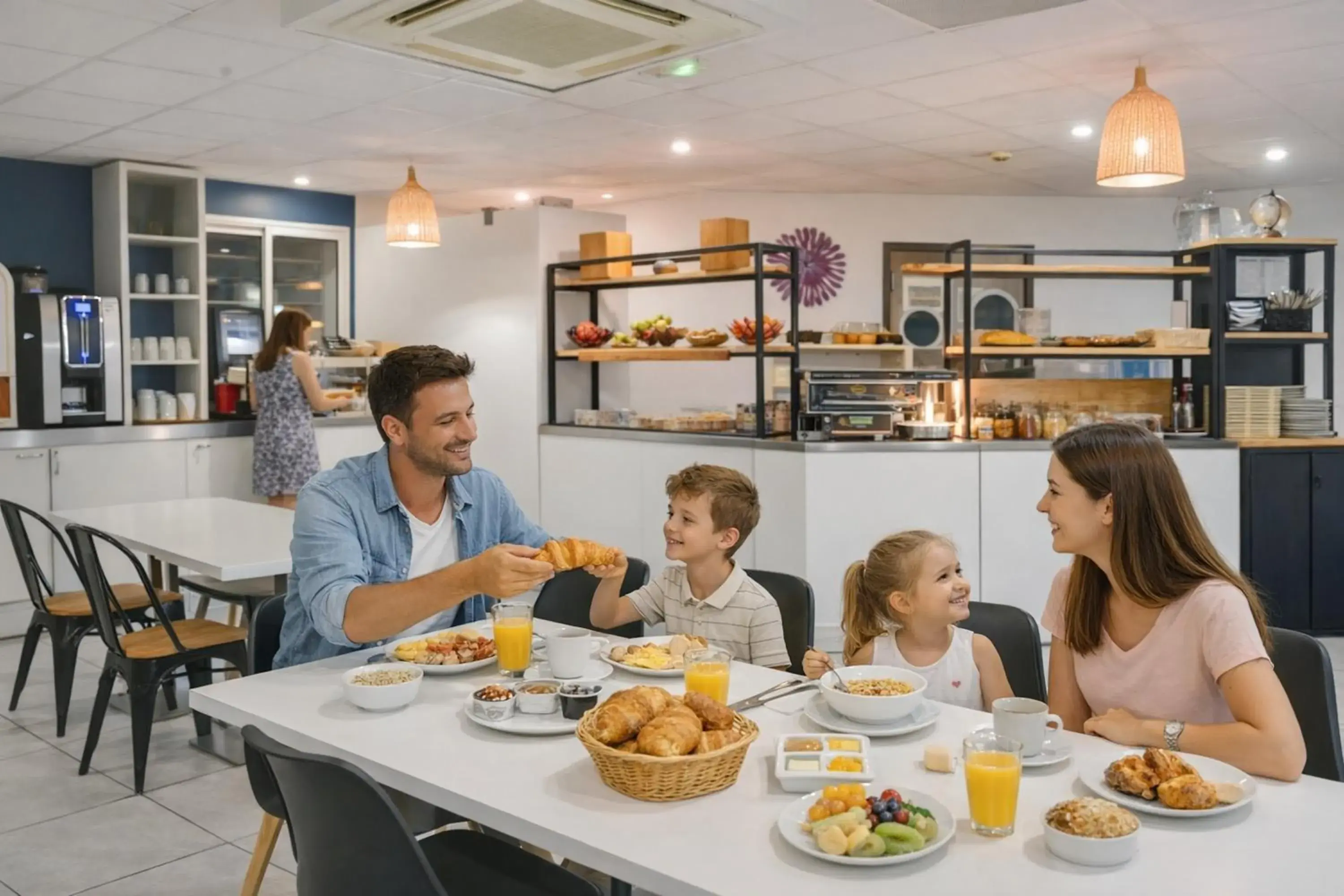 Breakfast in Kyriad Perpignan Sud Breakfast in Kyriad Perpignan Sud
