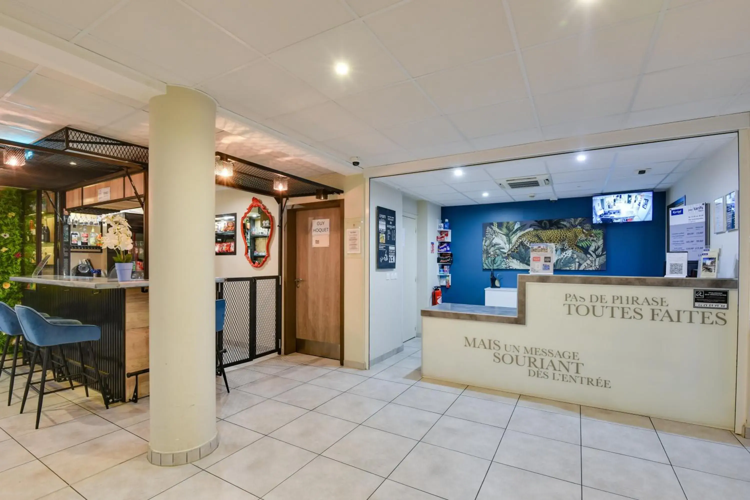 Lobby or reception in Kyriad Perpignan Sud Lobby or reception in Kyriad Perpignan Sud