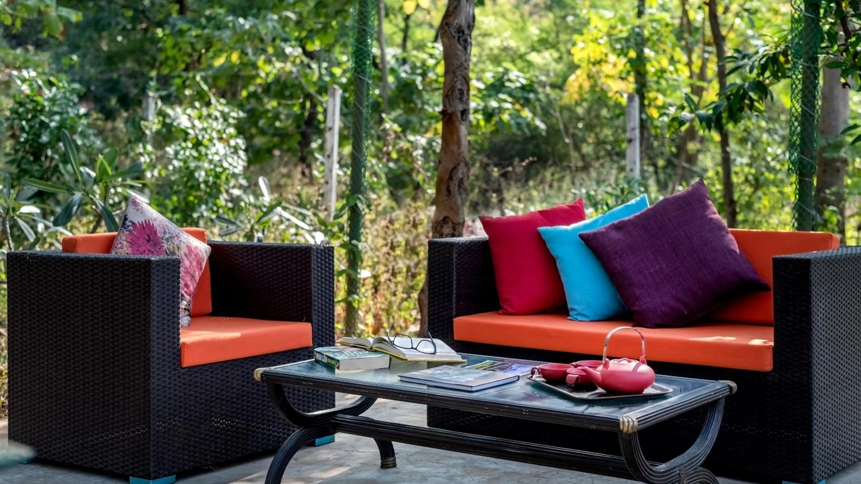 Garden in SaffronStays Masaya, Alibaug - pet-friendly villa with alfresco dining