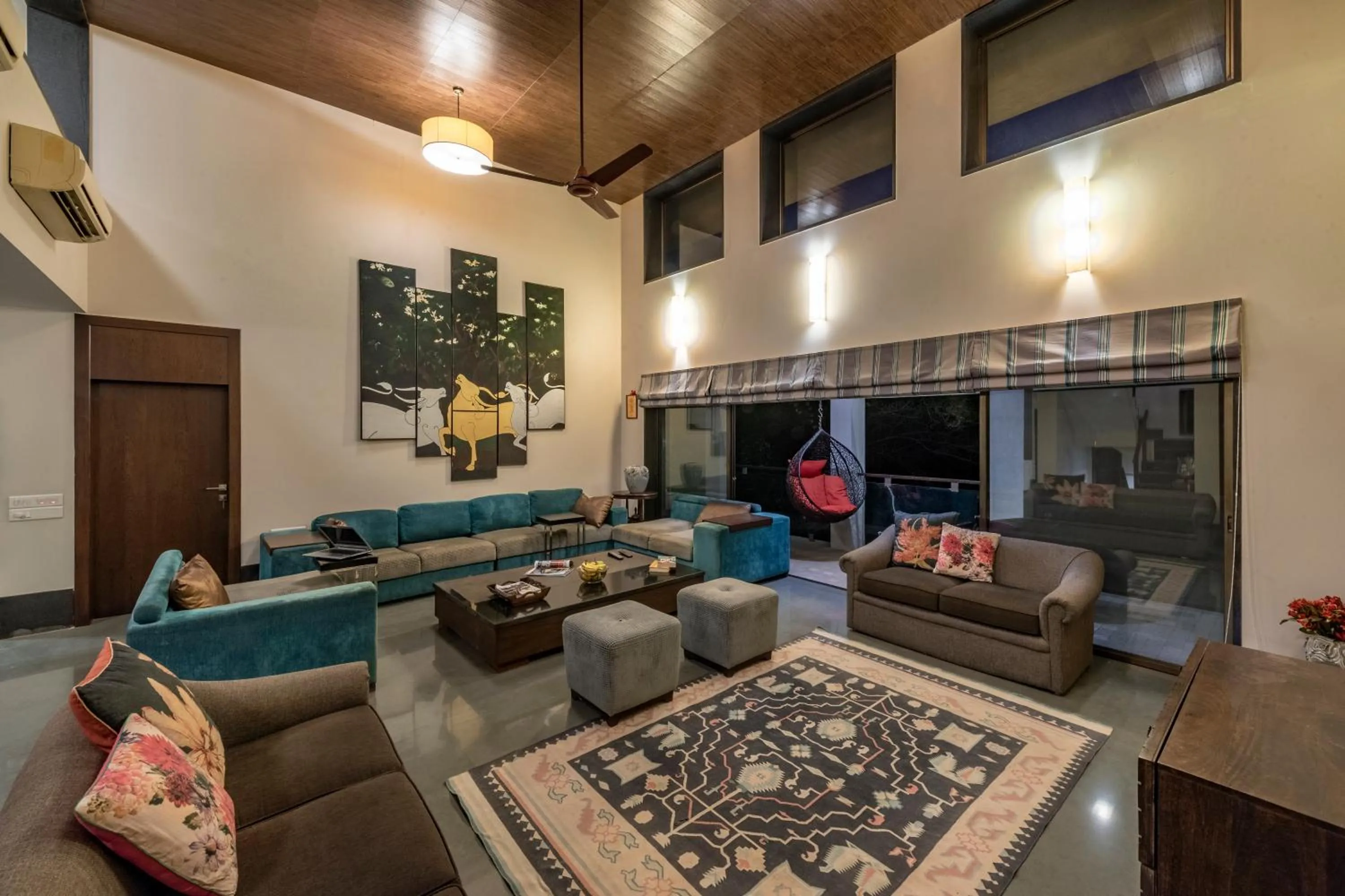 TV and multimedia in SaffronStays Masaya, Alibaug - pet-friendly villa with alfresco dining