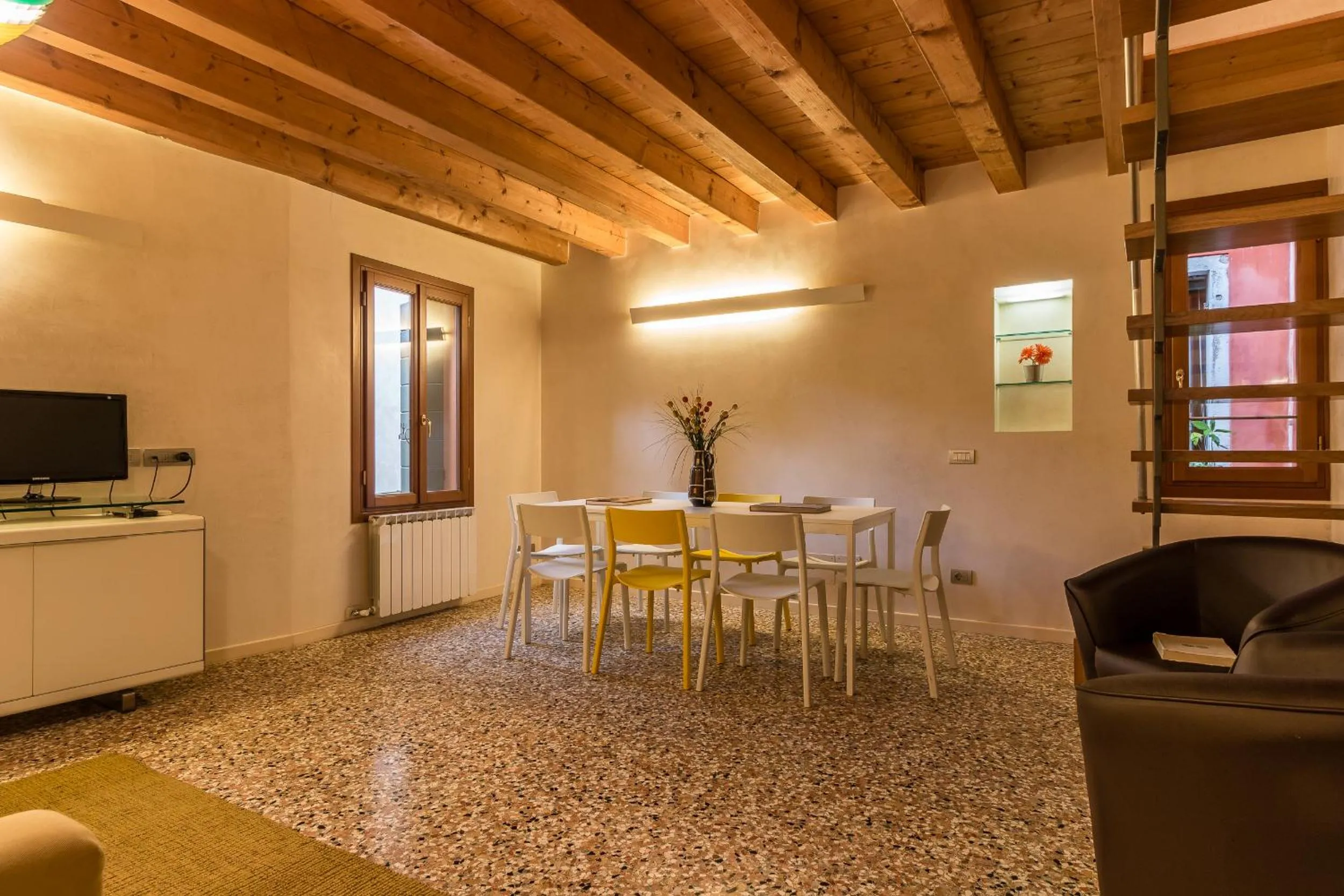 Living room in Rialto Mercato a Family in Venice like at Home