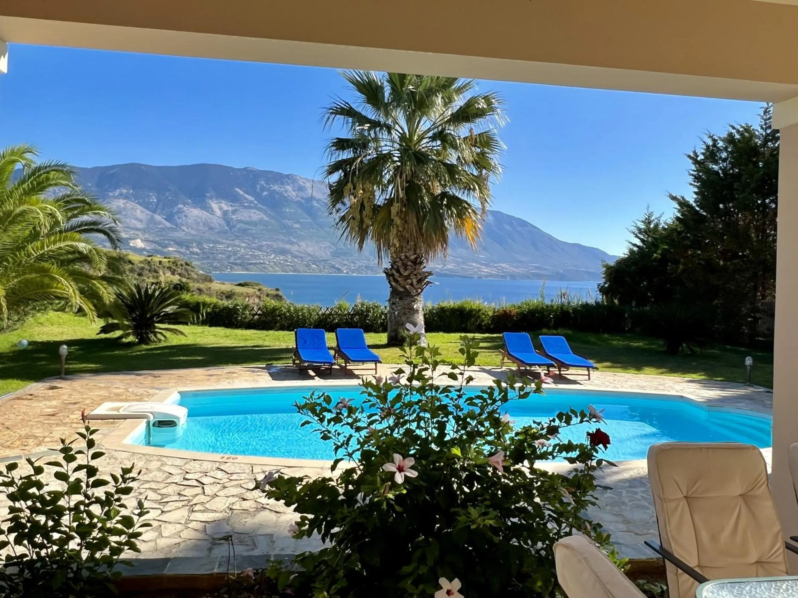Swimming pool in Villa Eros Spartia Kefalonia