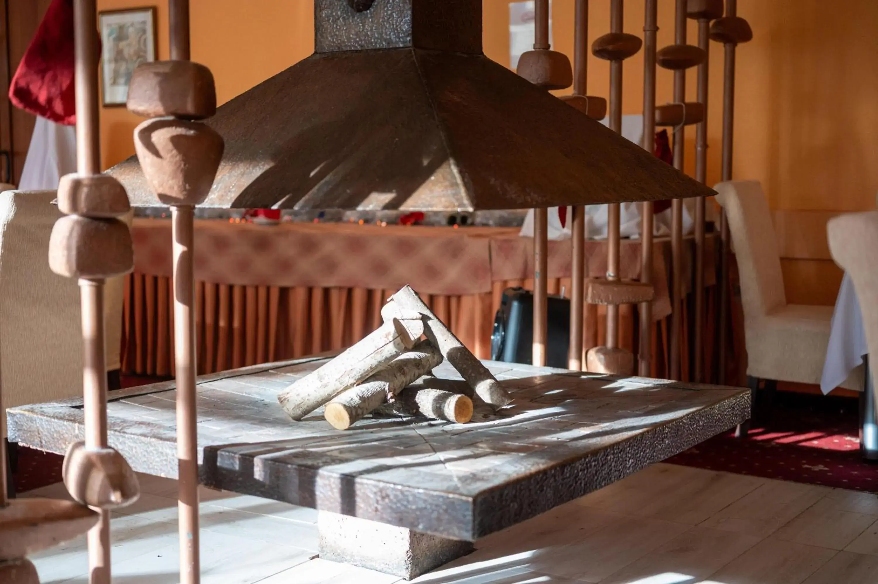 fireplace, Bed in Hotel Borovets Edelweiss fireplace, Bed in Hotel Borovets Edelweiss