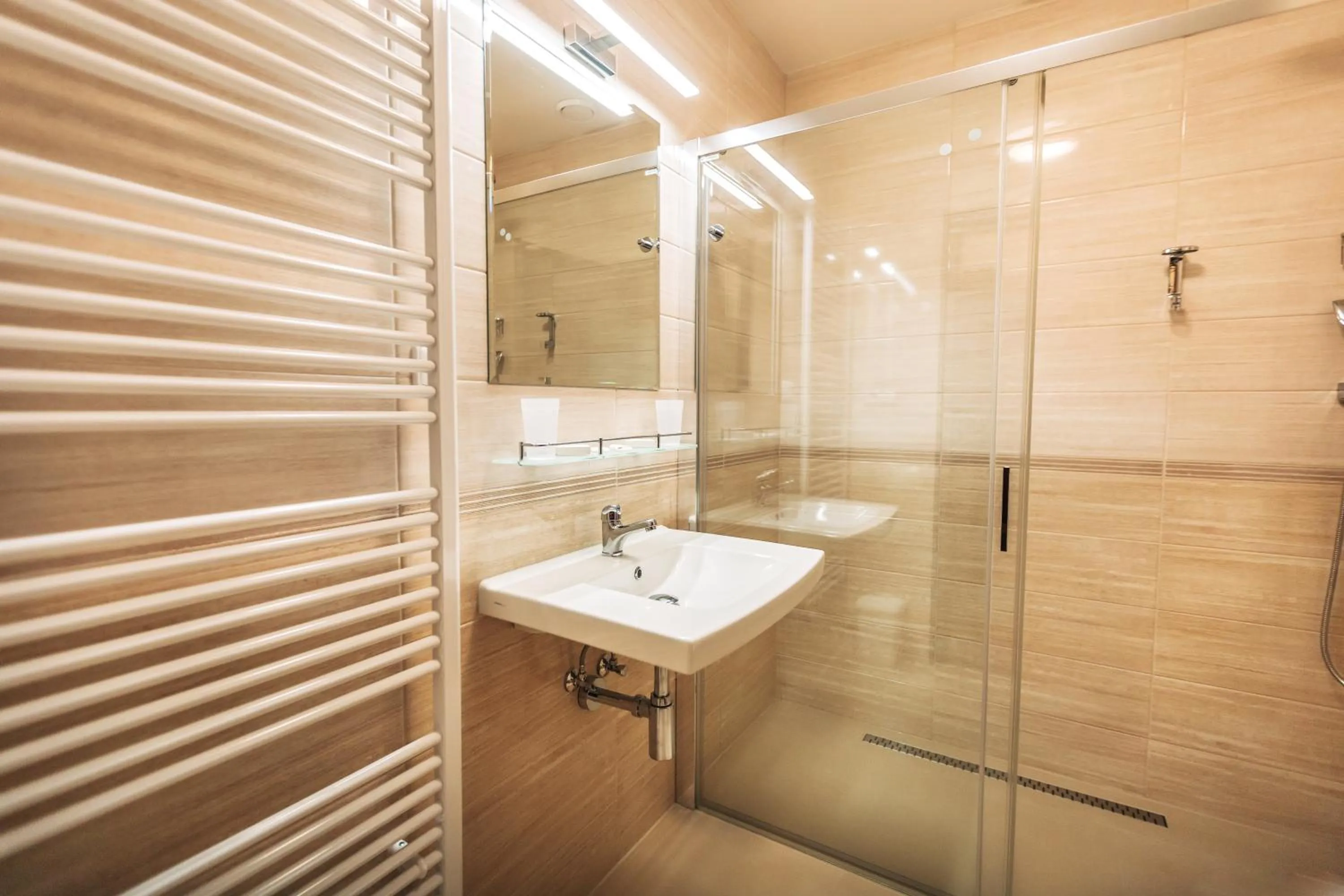 Shower in Star Hotel