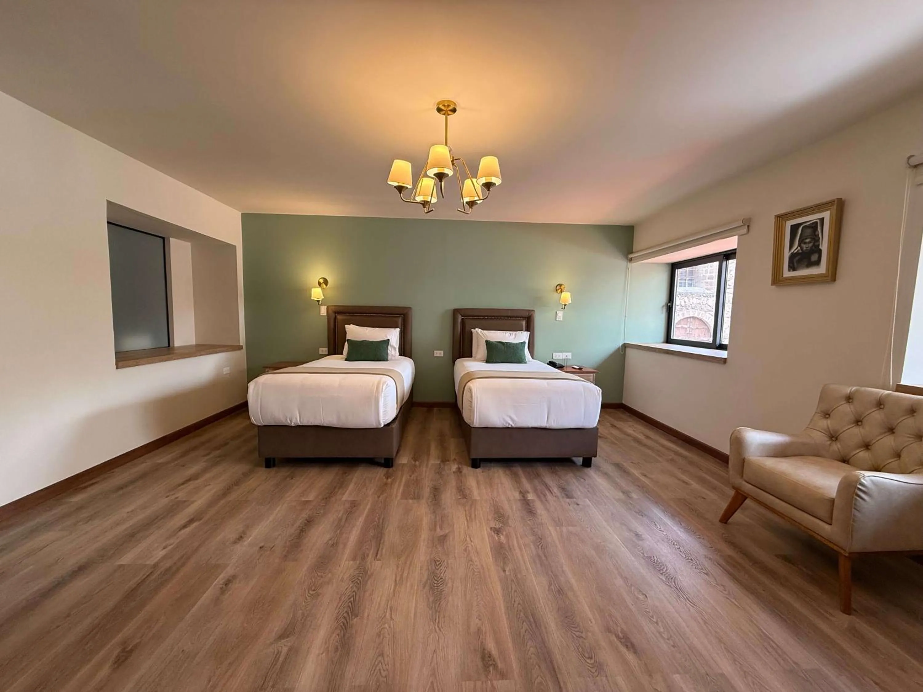 Bed in Hotel Monasterio San Pedro