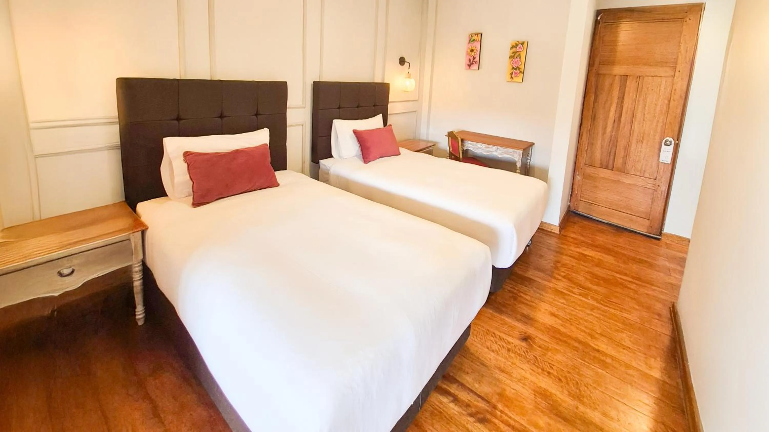 Bed in Hotel Monasterio San Pedro