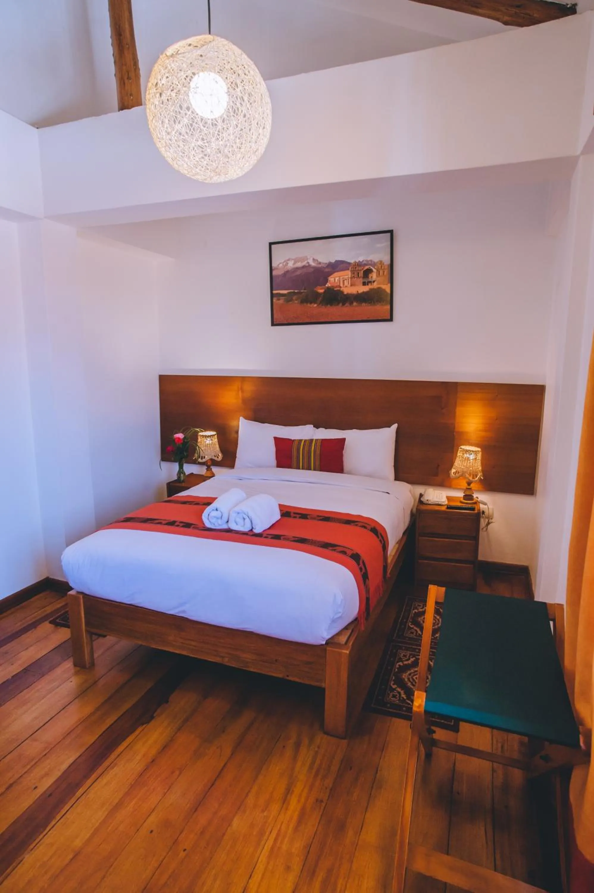 Bed in Hotel Monasterio San Pedro