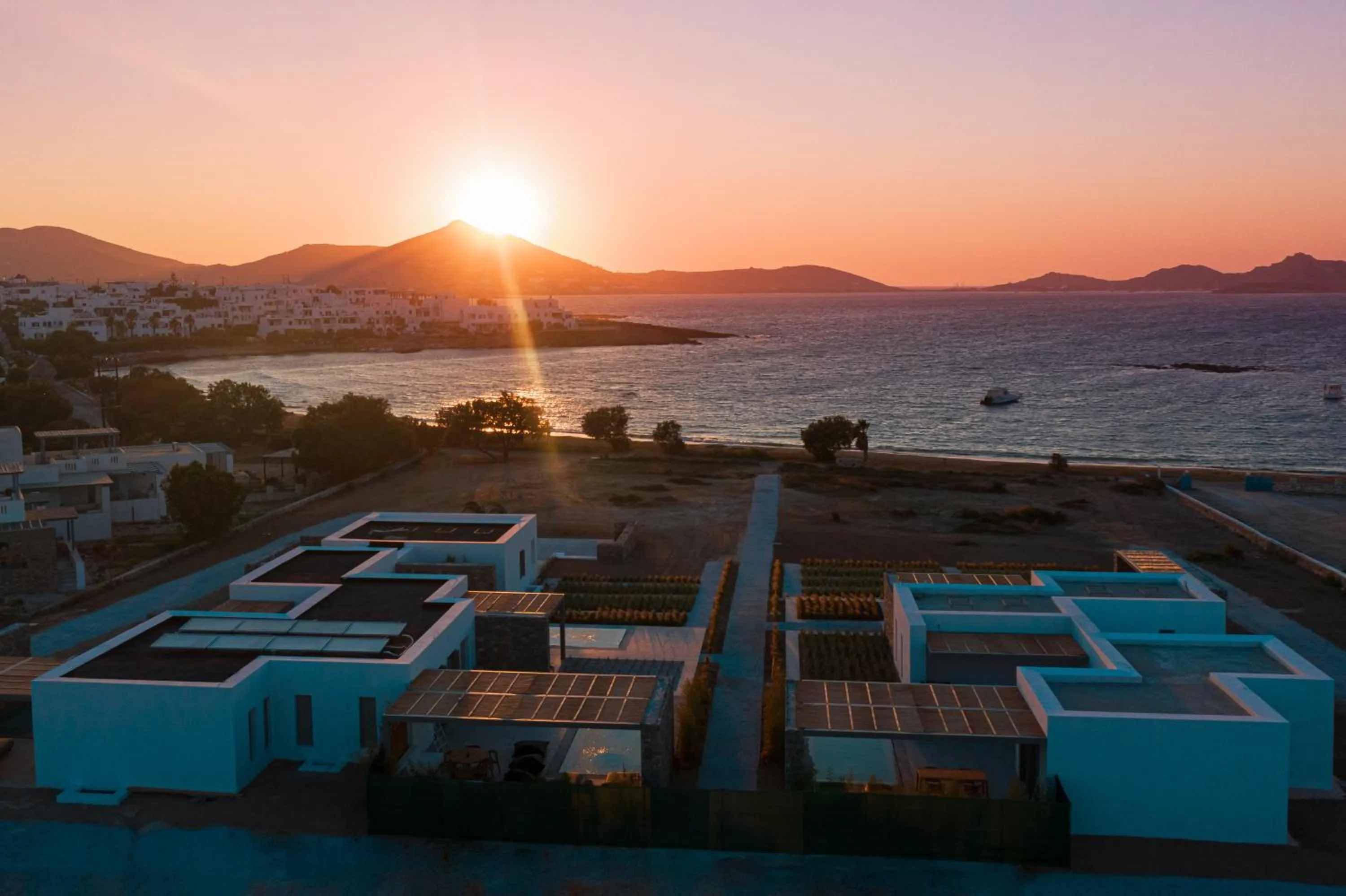 Sunset in Cove Paros