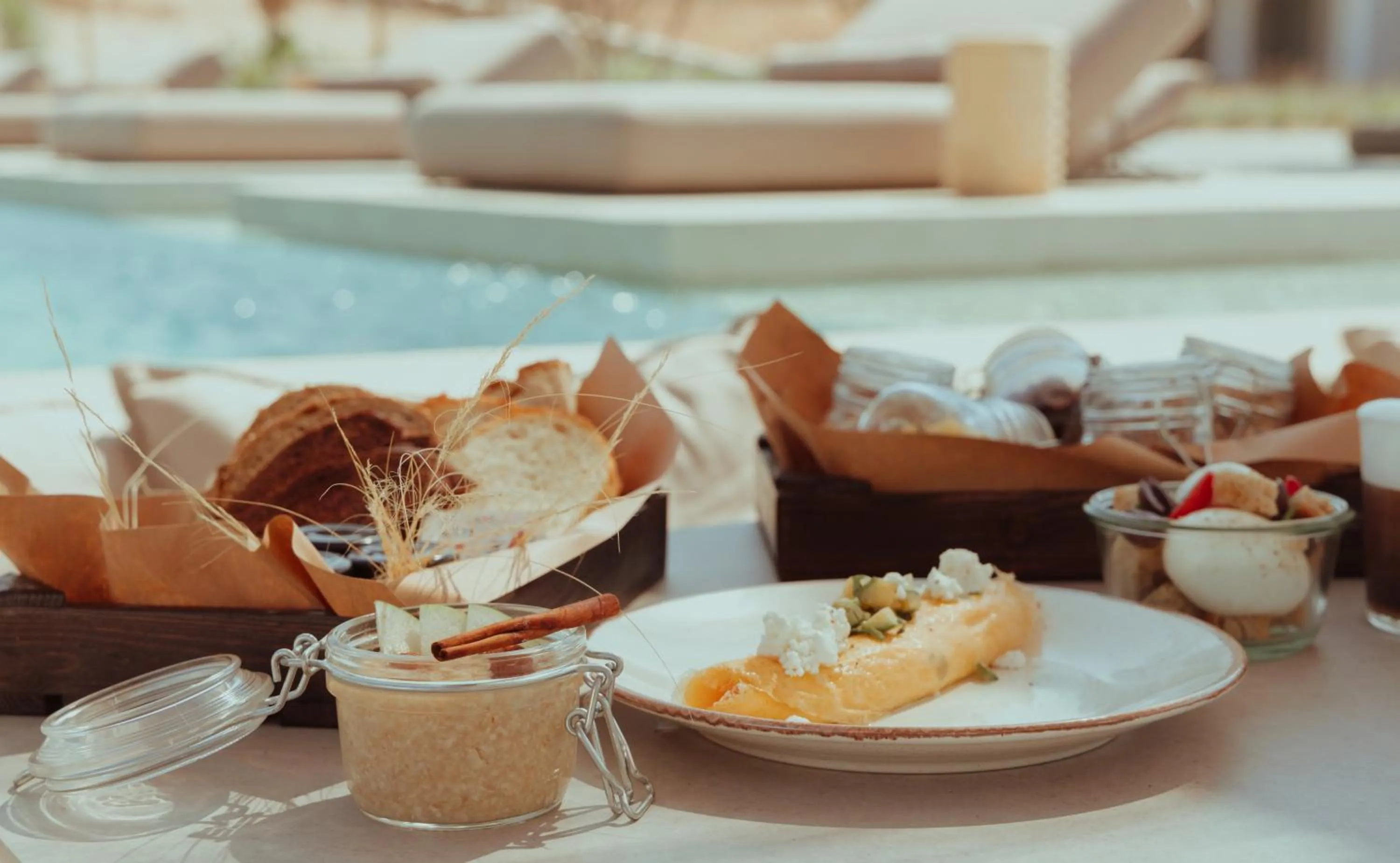 Breakfast in Cove Paros