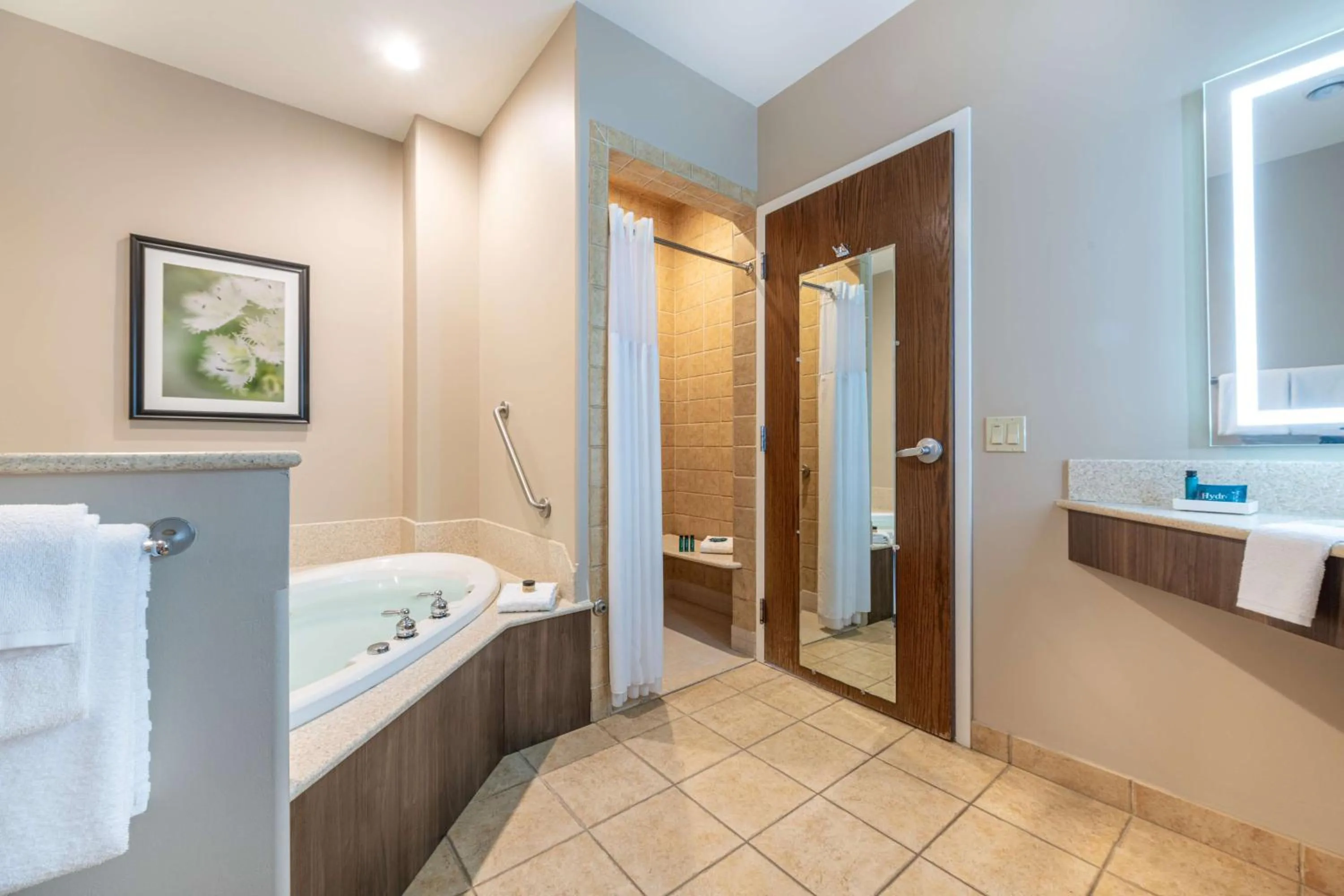 Bathroom, Bed in Best Western Plus Waterbury - Stowe