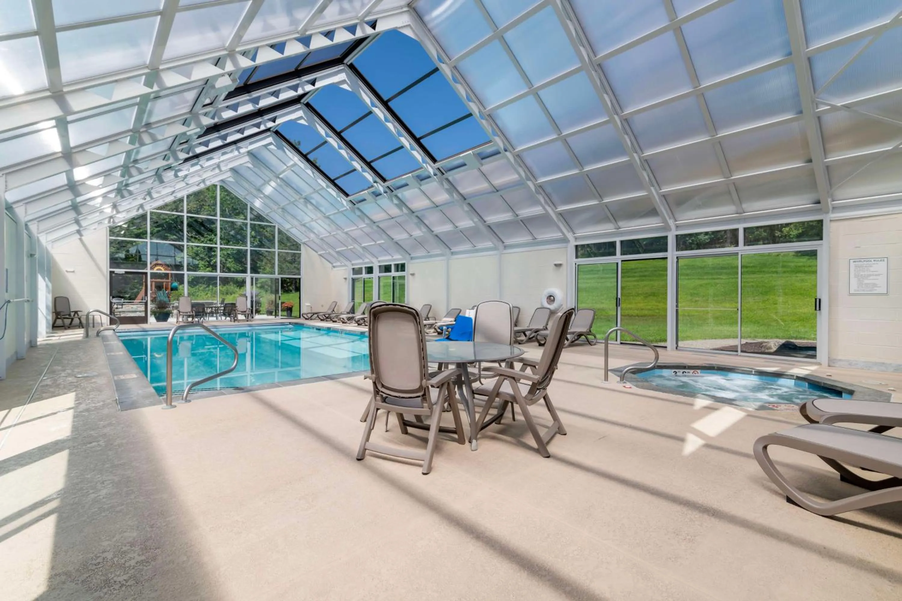 Pool view in Best Western Plus Waterbury - Stowe