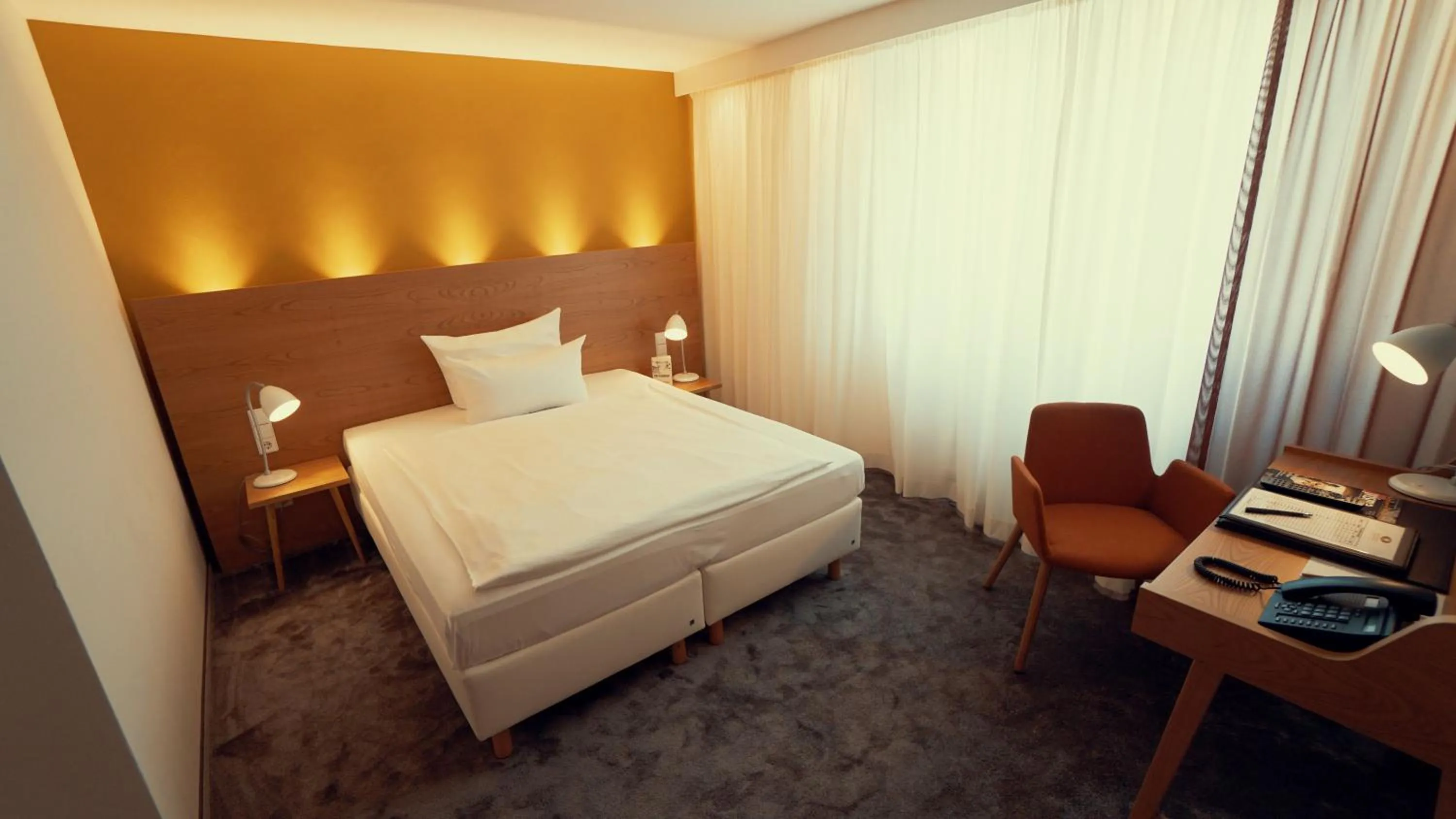 Bedroom, Bed in Hotel Adler Asperg