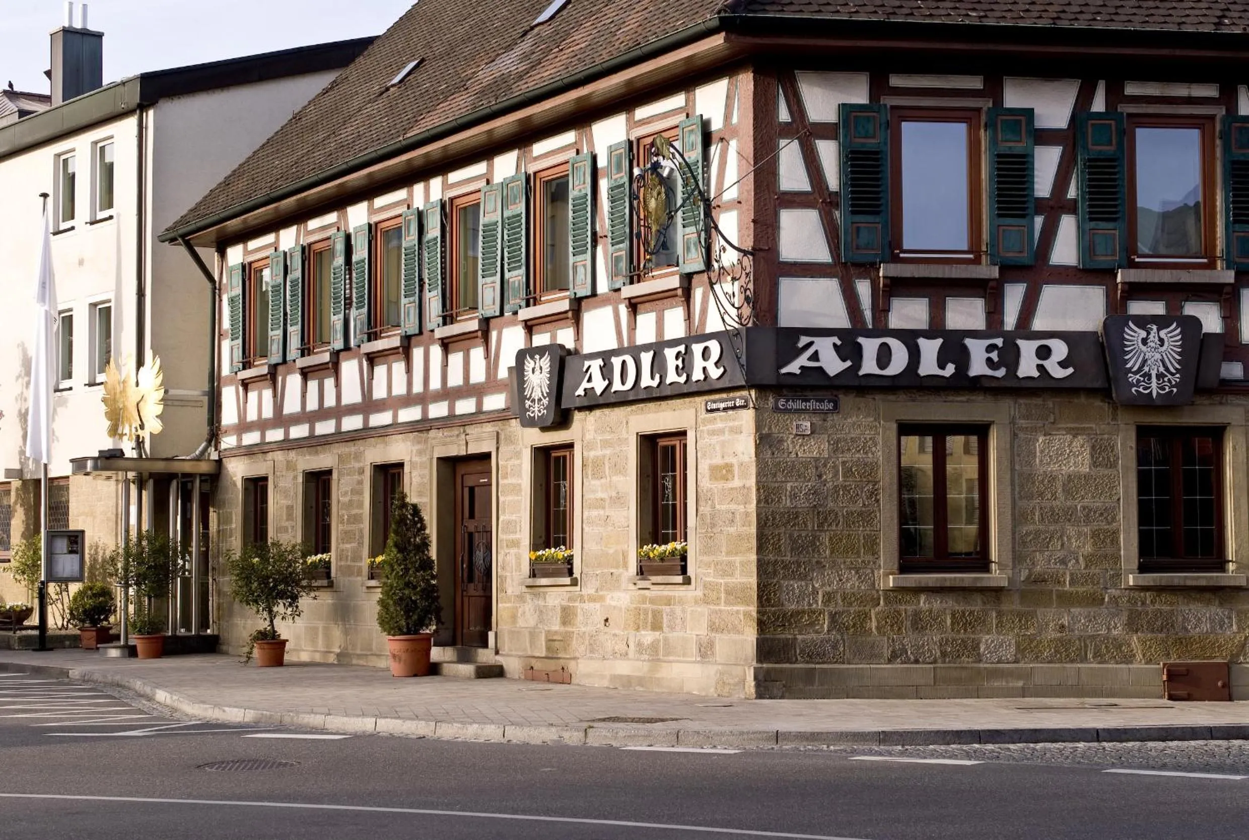 Facade/entrance in Hotel Adler Asperg
