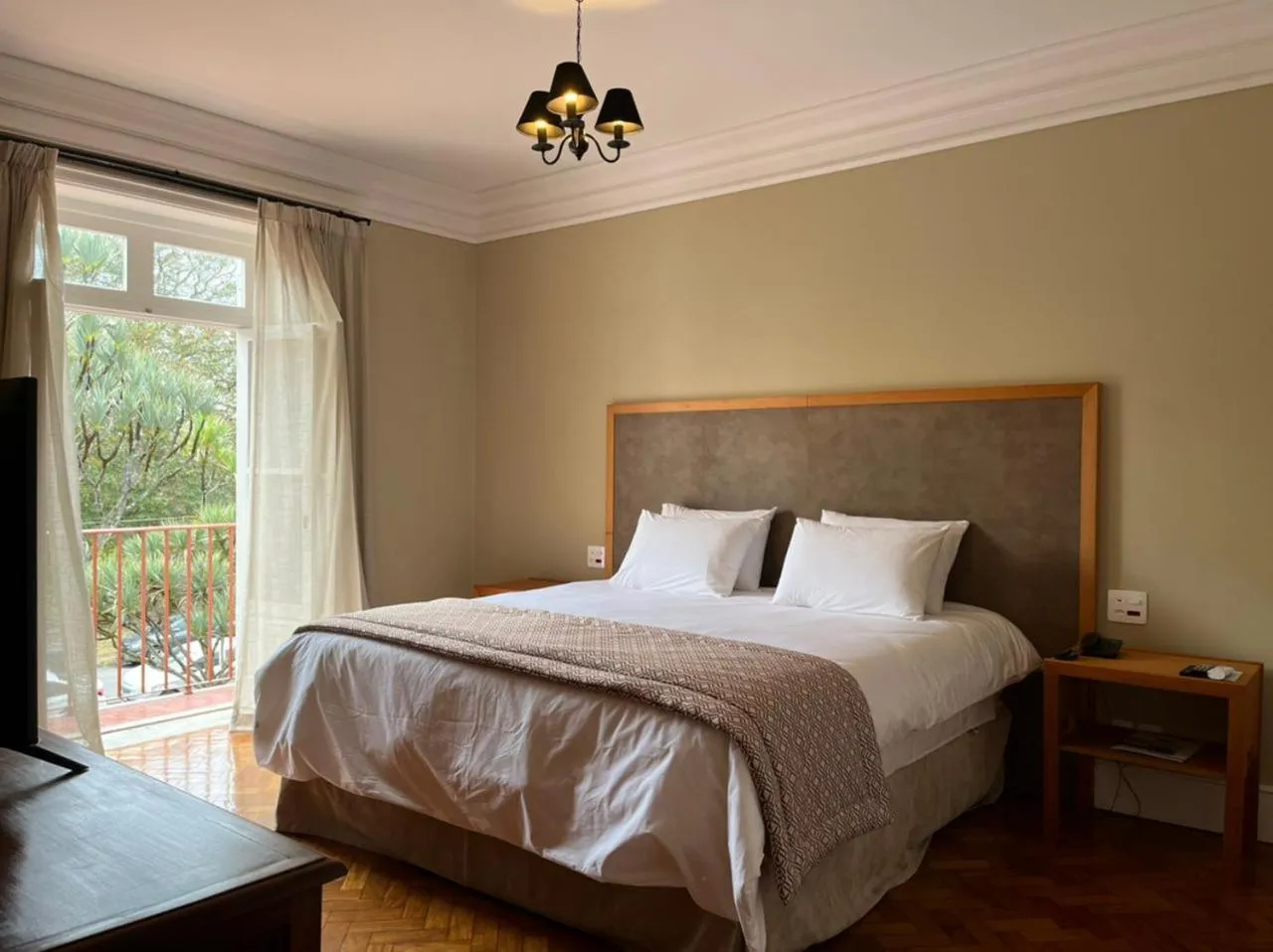 Bed in Hotel Escola Bela Vista