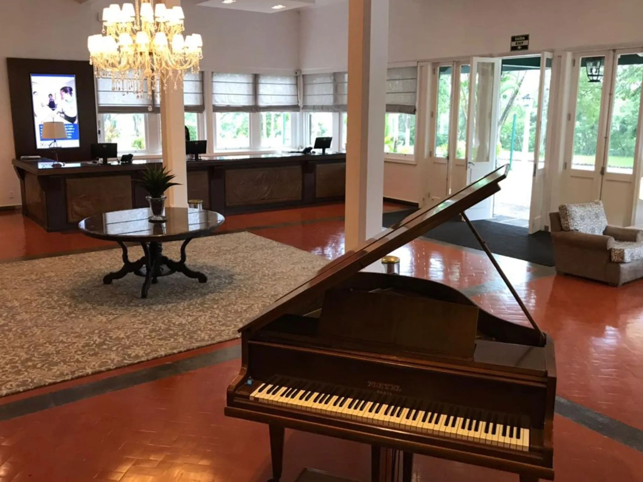 Lobby or reception in Hotel Escola Bela Vista