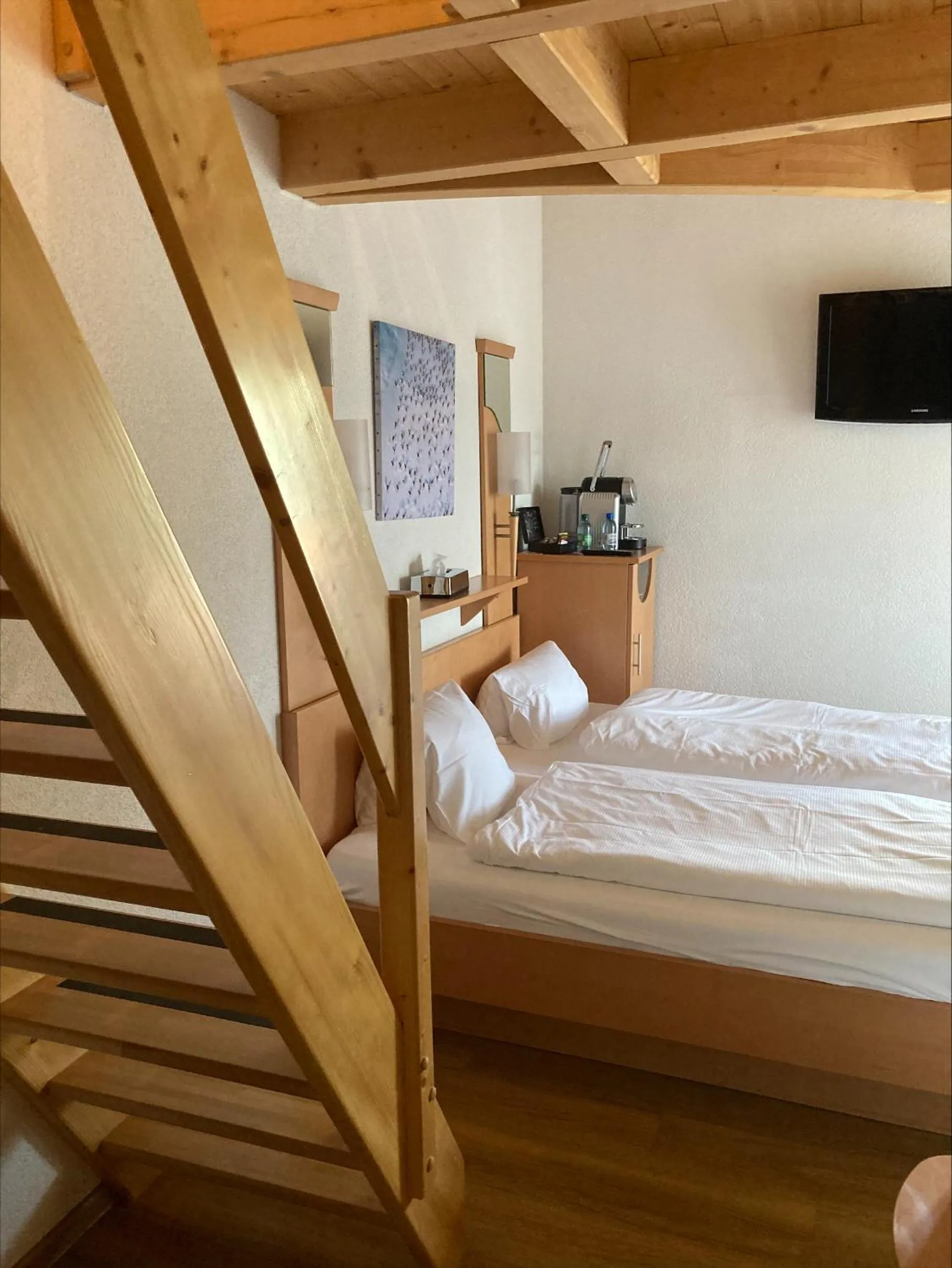 Bed in Lifestyle & Spa Hotel Grächerhof