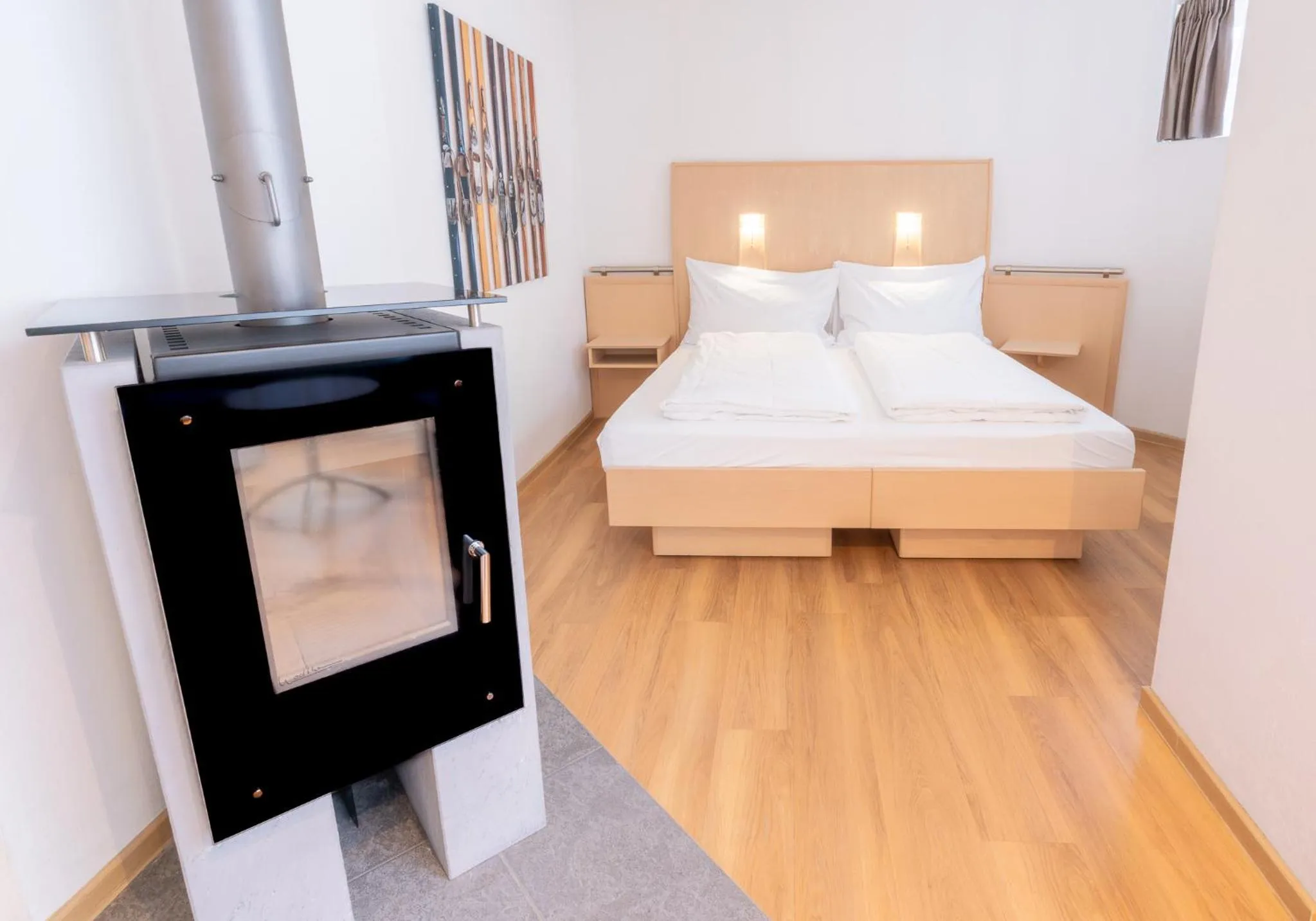 Bed in Lifestyle & Spa Hotel Grächerhof