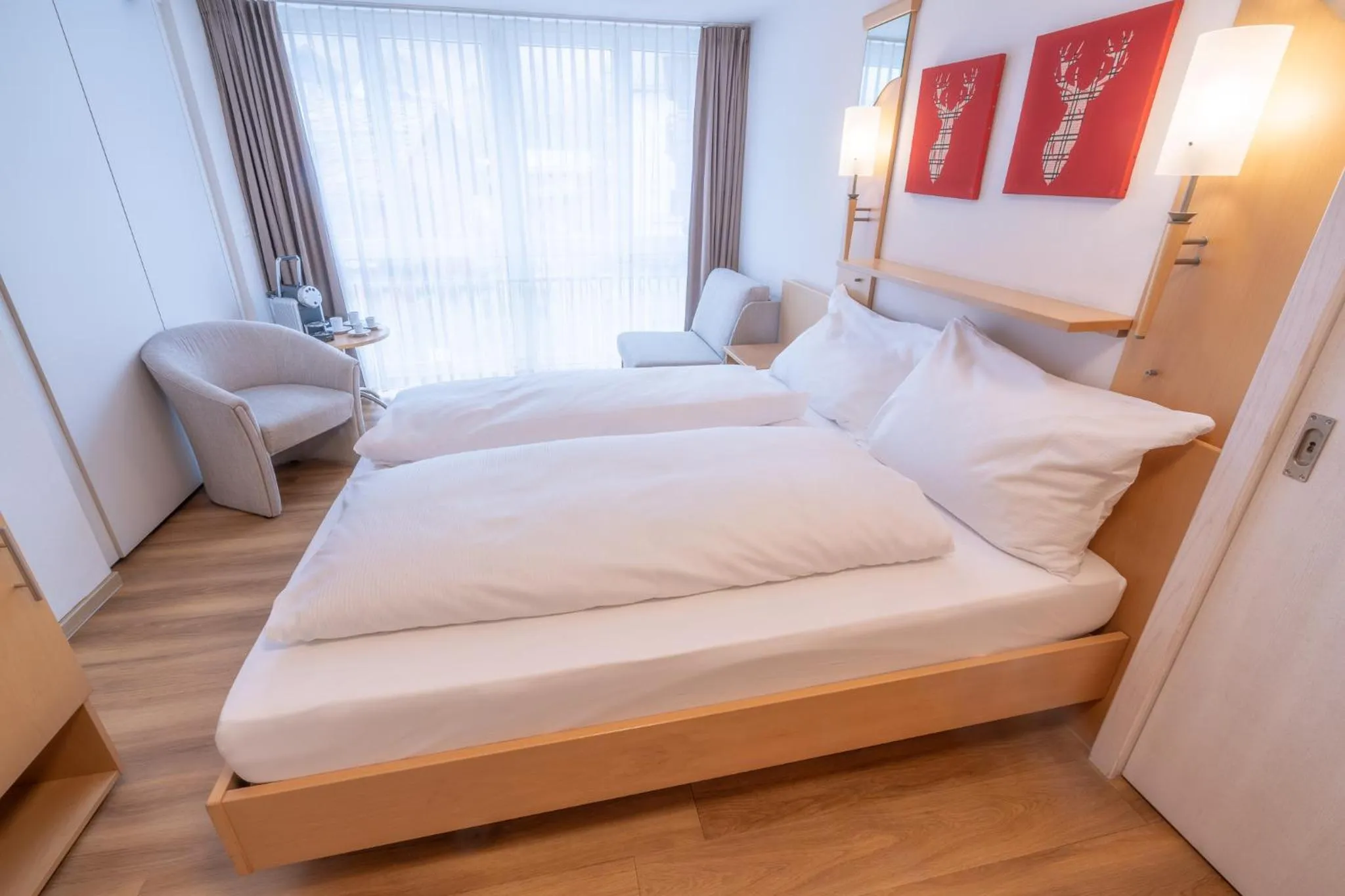 Bed in Lifestyle & Spa Hotel Grächerhof