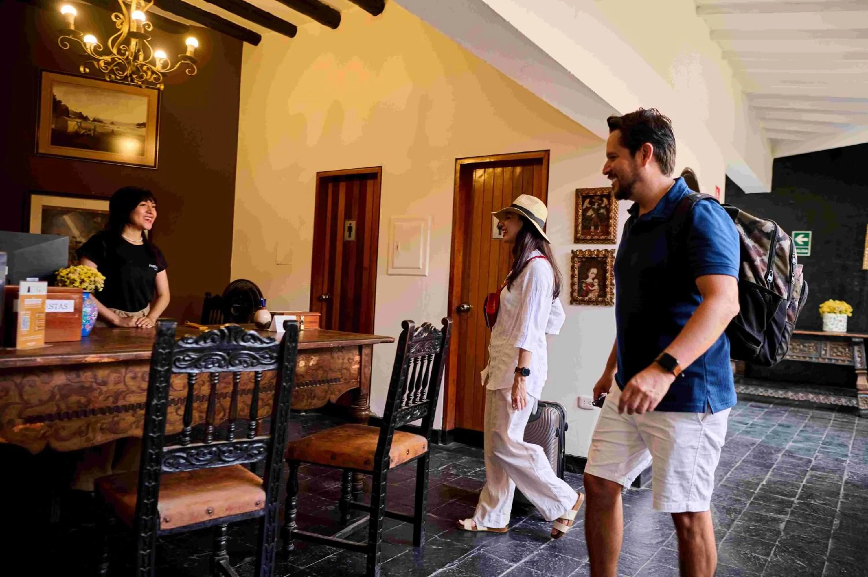 Lobby or reception in Empedrada Ranch & Lodge - Hotel Asociado Casa Andina