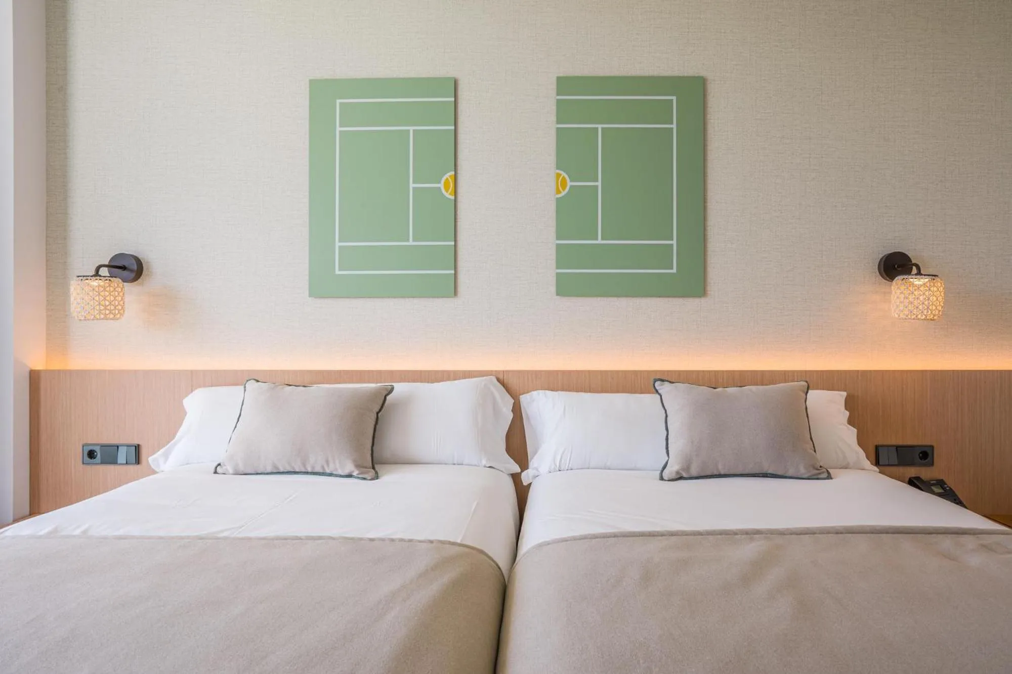 Bed in Rafa Nadal Residence