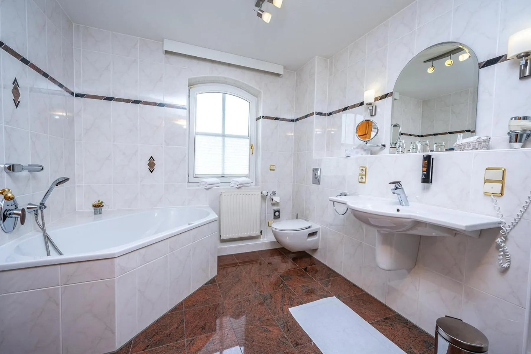 Bathroom in Schloss Hotel Holzrichter