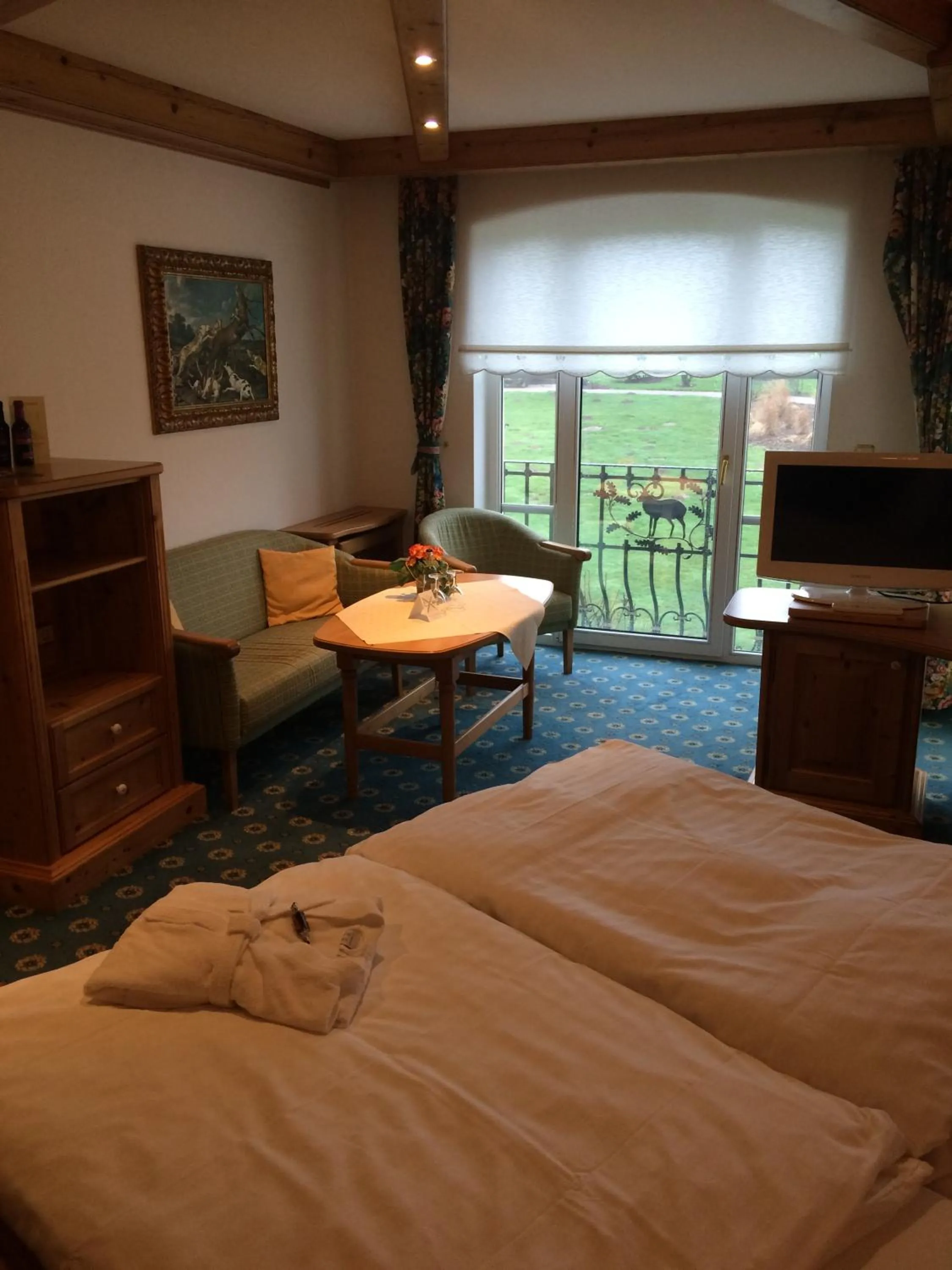 Bedroom, Bed in Schloss Hotel Holzrichter