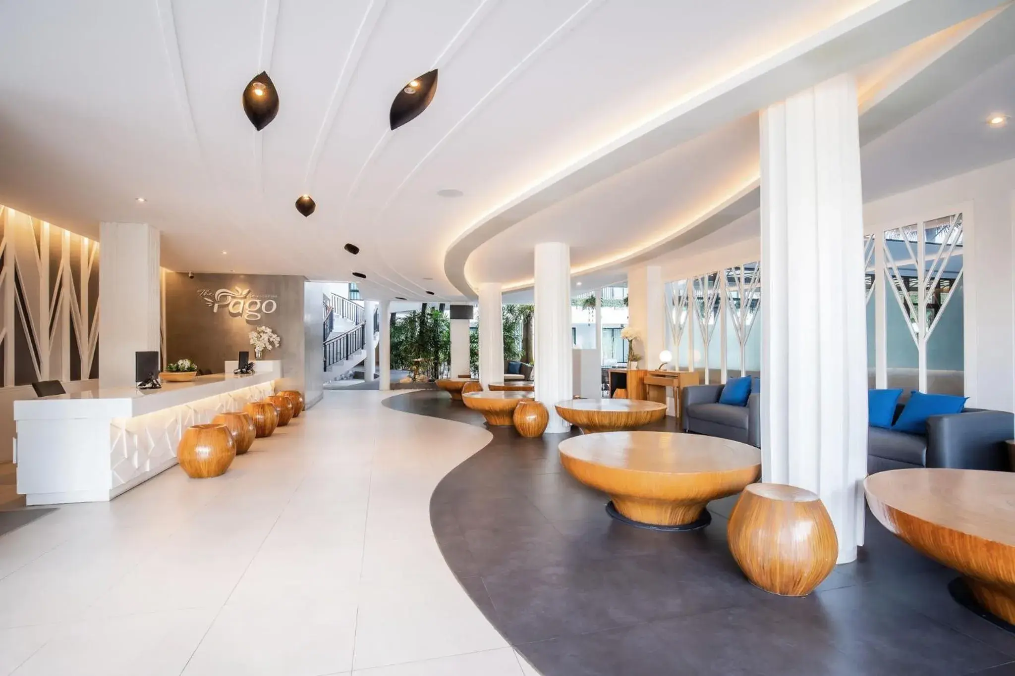 Lobby or reception in The Pago Design Hotel Phuket-SHA Plus Lobby or reception in The Pago Design Hotel Phuket-SHA Plus