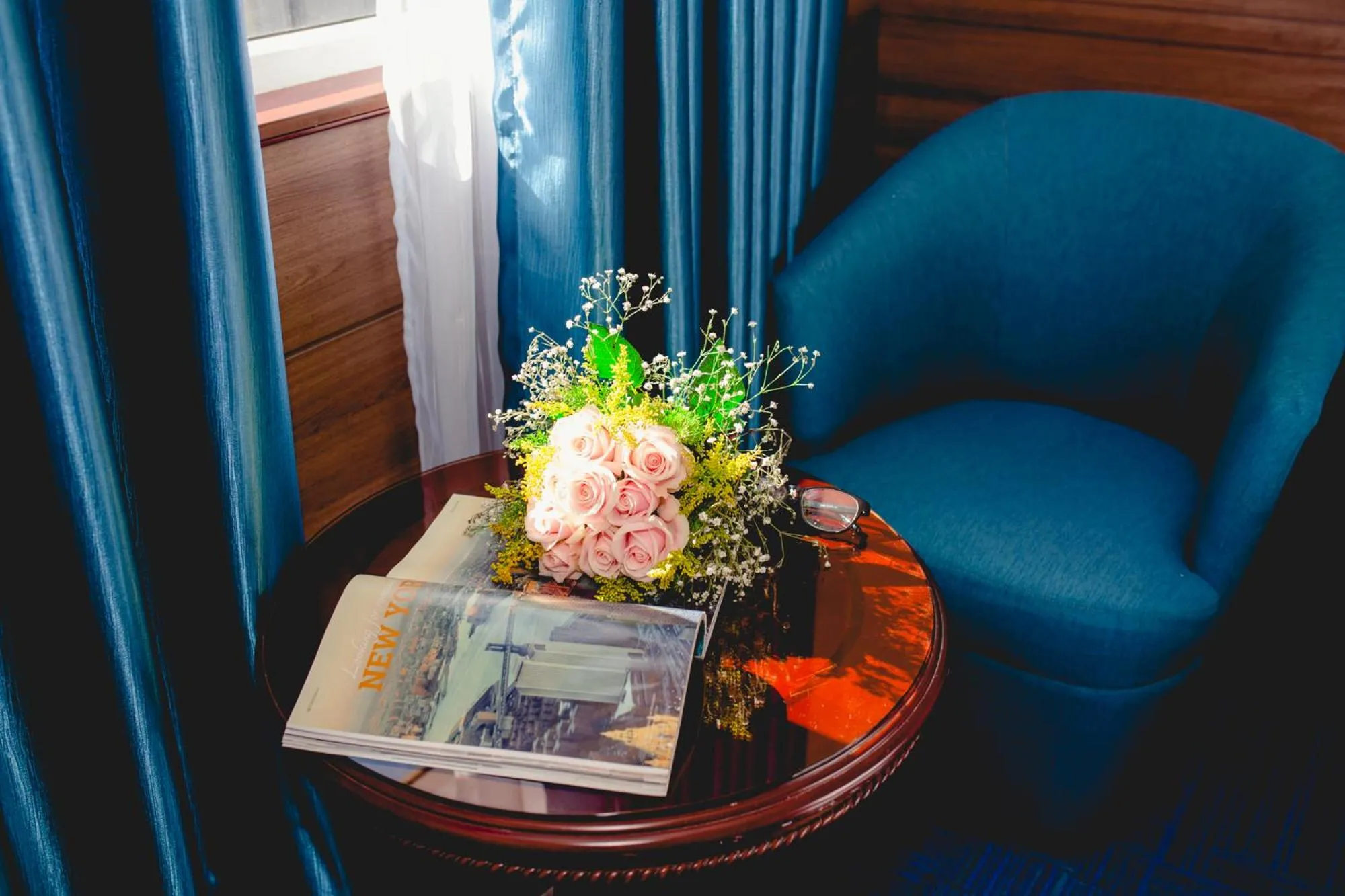 Seating area in Rum Vang Hotel Da Lat