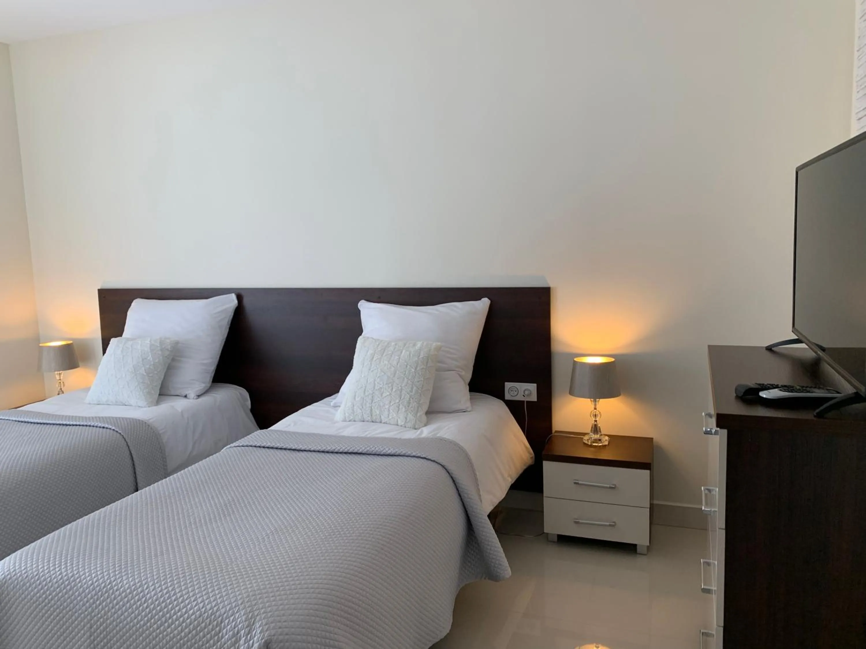 Bed in Aparthotel Koroni Home