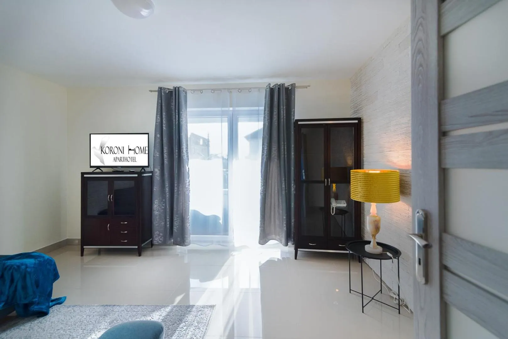 Bed in Aparthotel Koroni Home