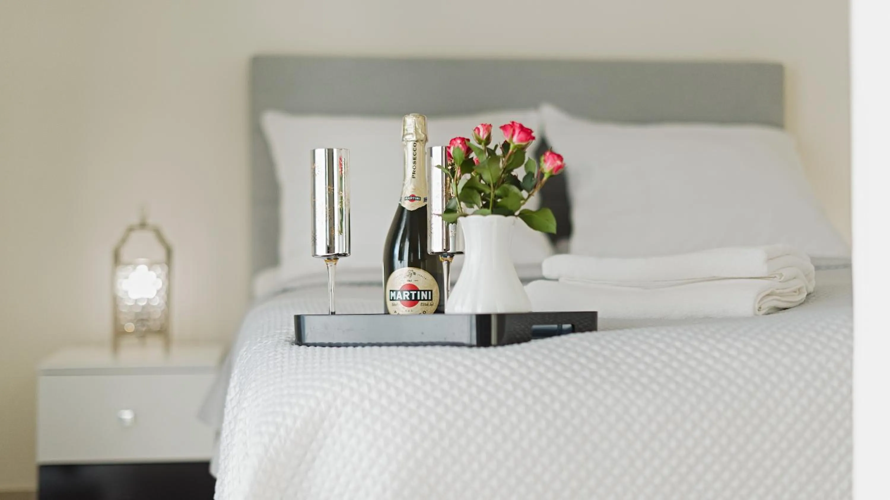 Bed in Aparthotel Koroni Home