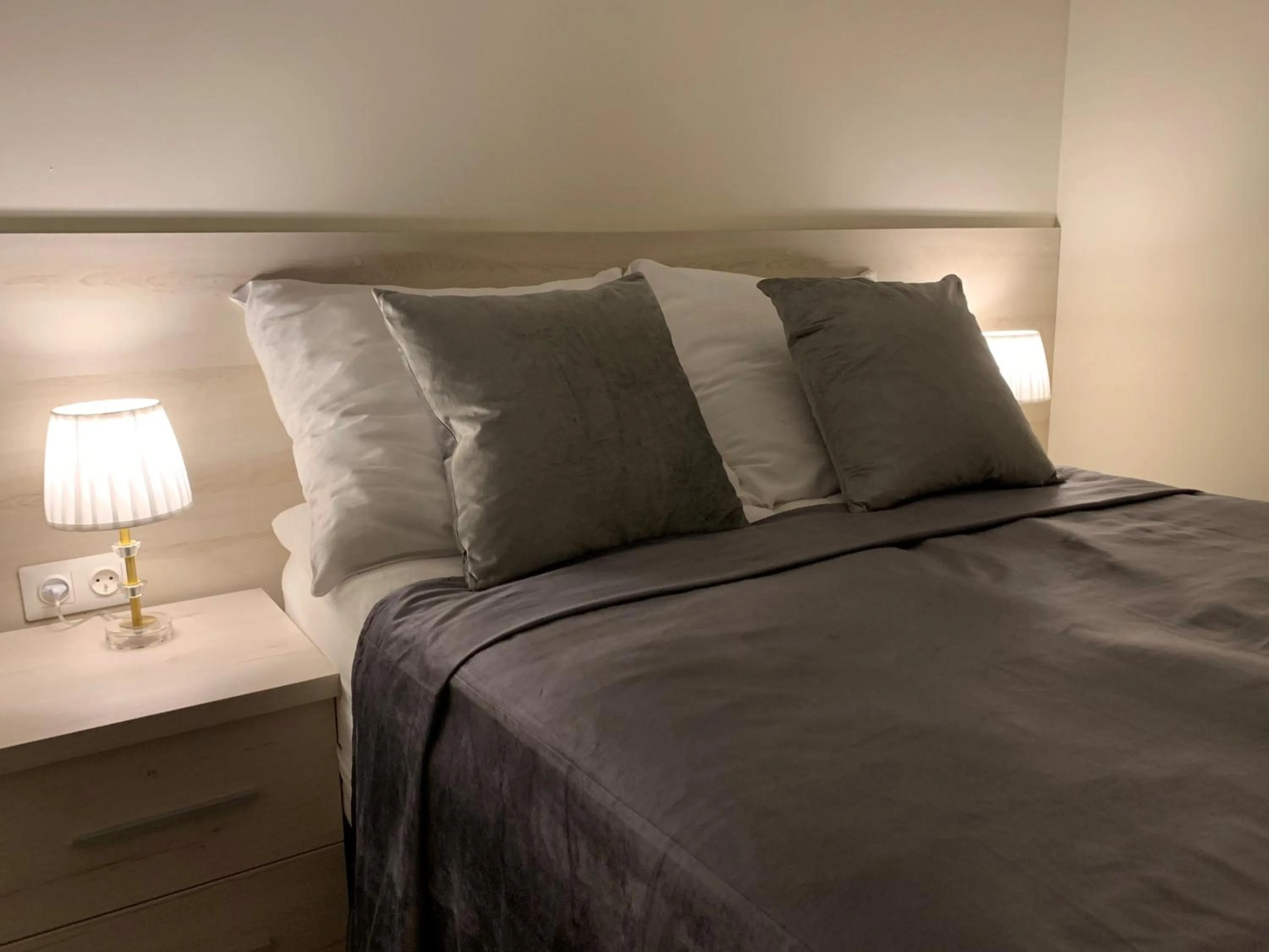 Bed in Aparthotel Koroni Home