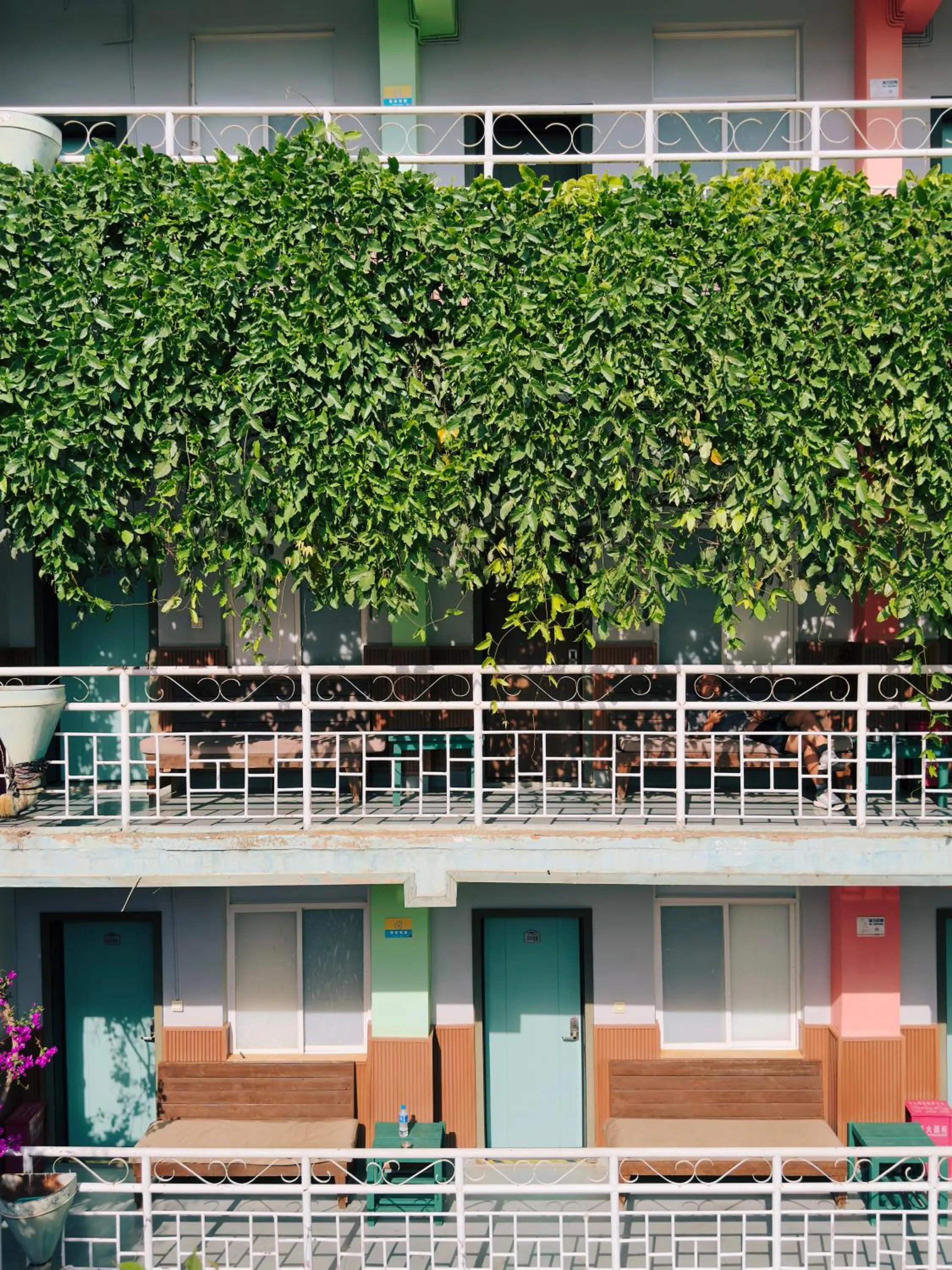 Property building in The Cloudland International Youth Hostel Close to the city center,15 min walks to the subway, Close to the night market, old street, green lake, English-speaking service, free Activity convenient payment and visa cards are accepted