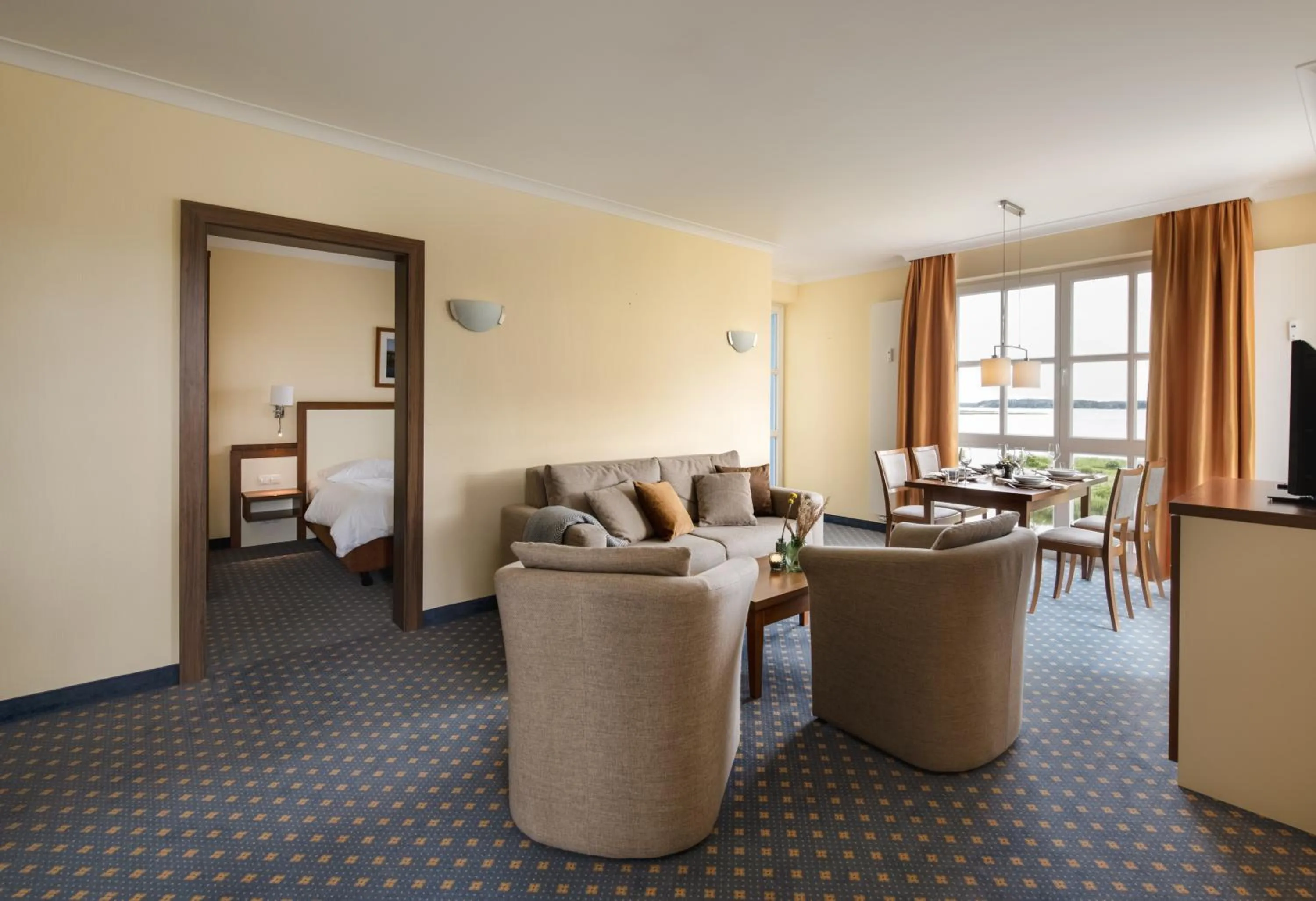 Living room in Balmer See – Hotel•Golf•Spa