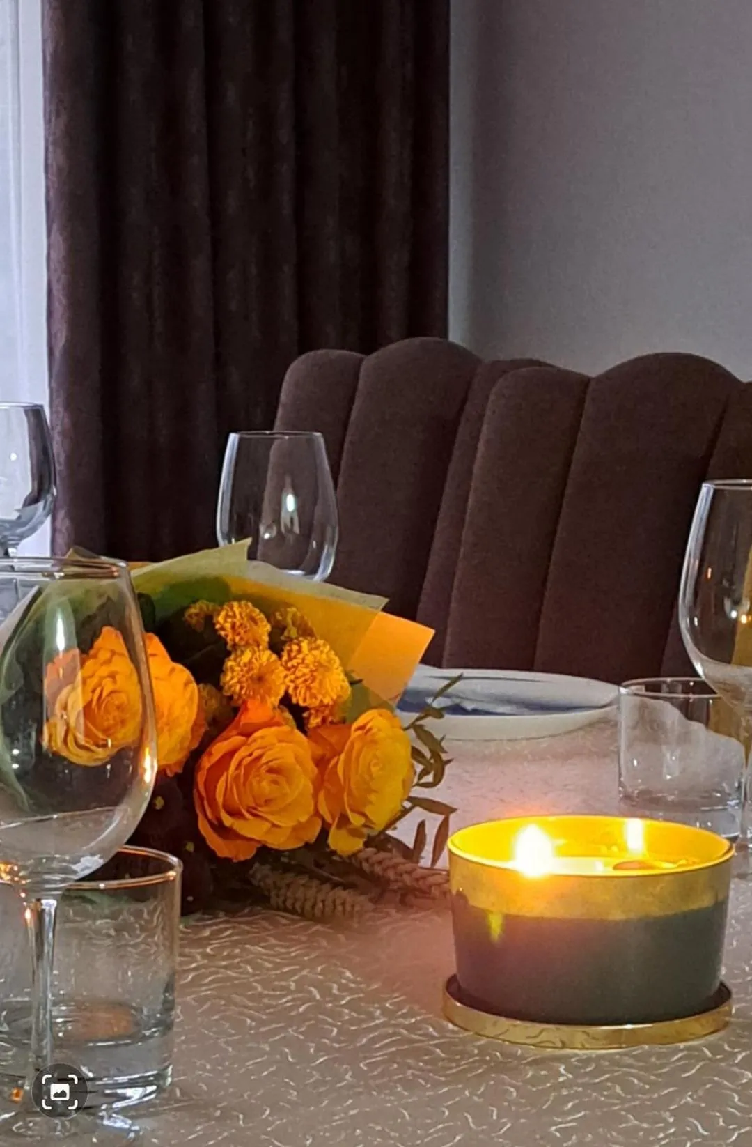 Dining area in Vila Silvana