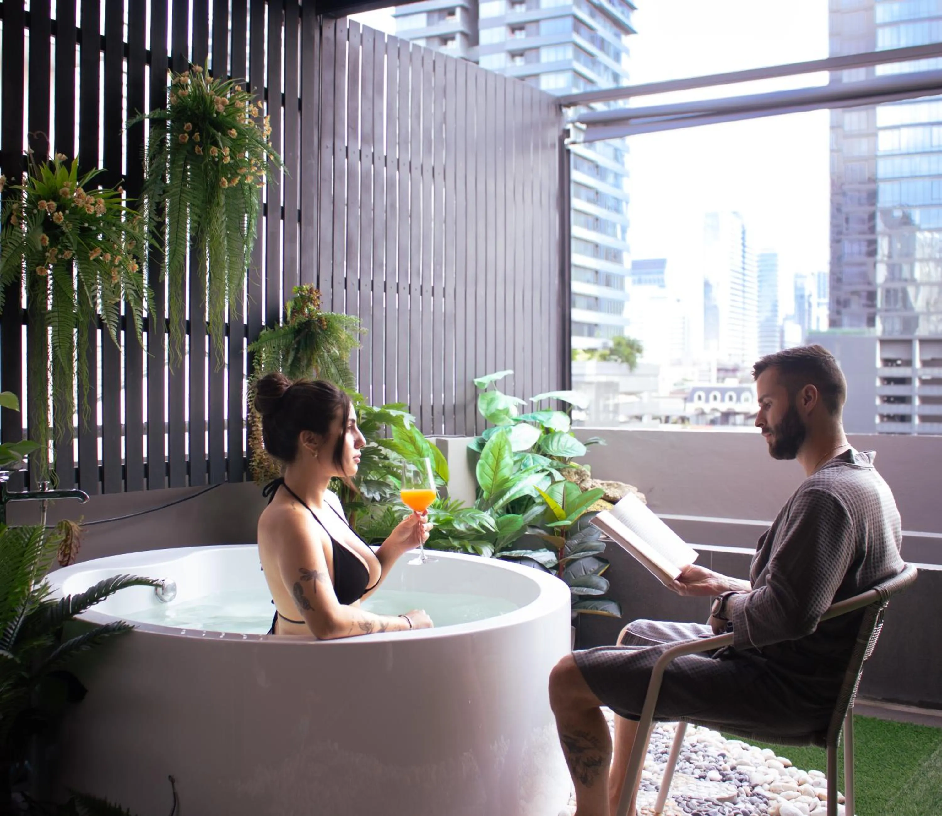 Hot Tub in G Boutique Silom Hotel