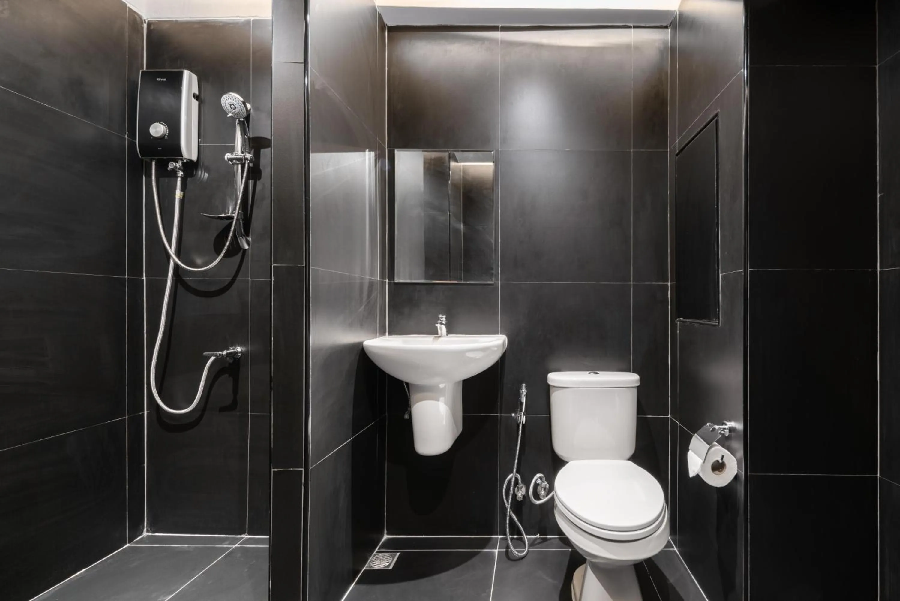 Shower in G Boutique Silom Hotel