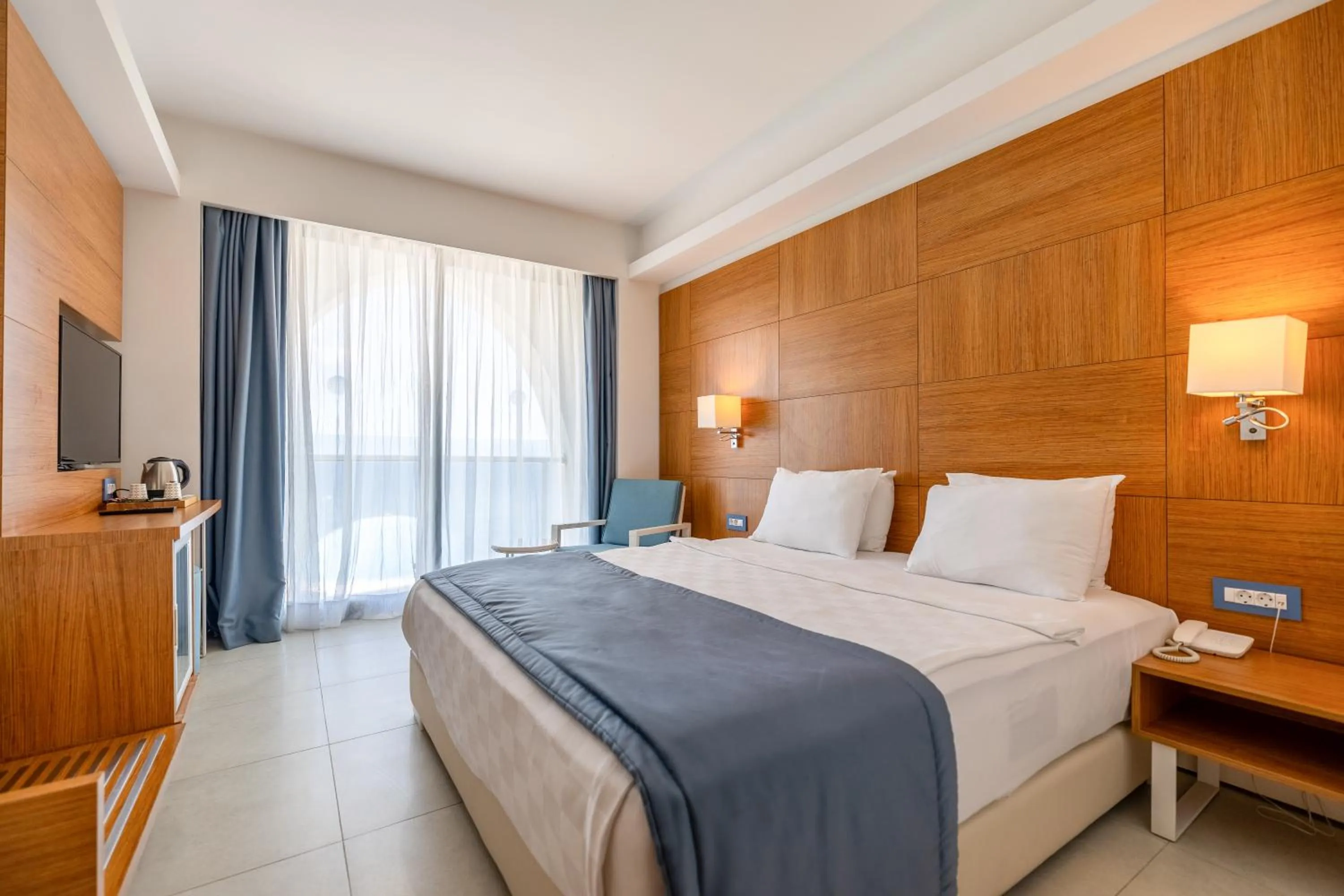 Bed in INFINITY BY YELKEN AQUAPARK&RESORTS KUŞADASI