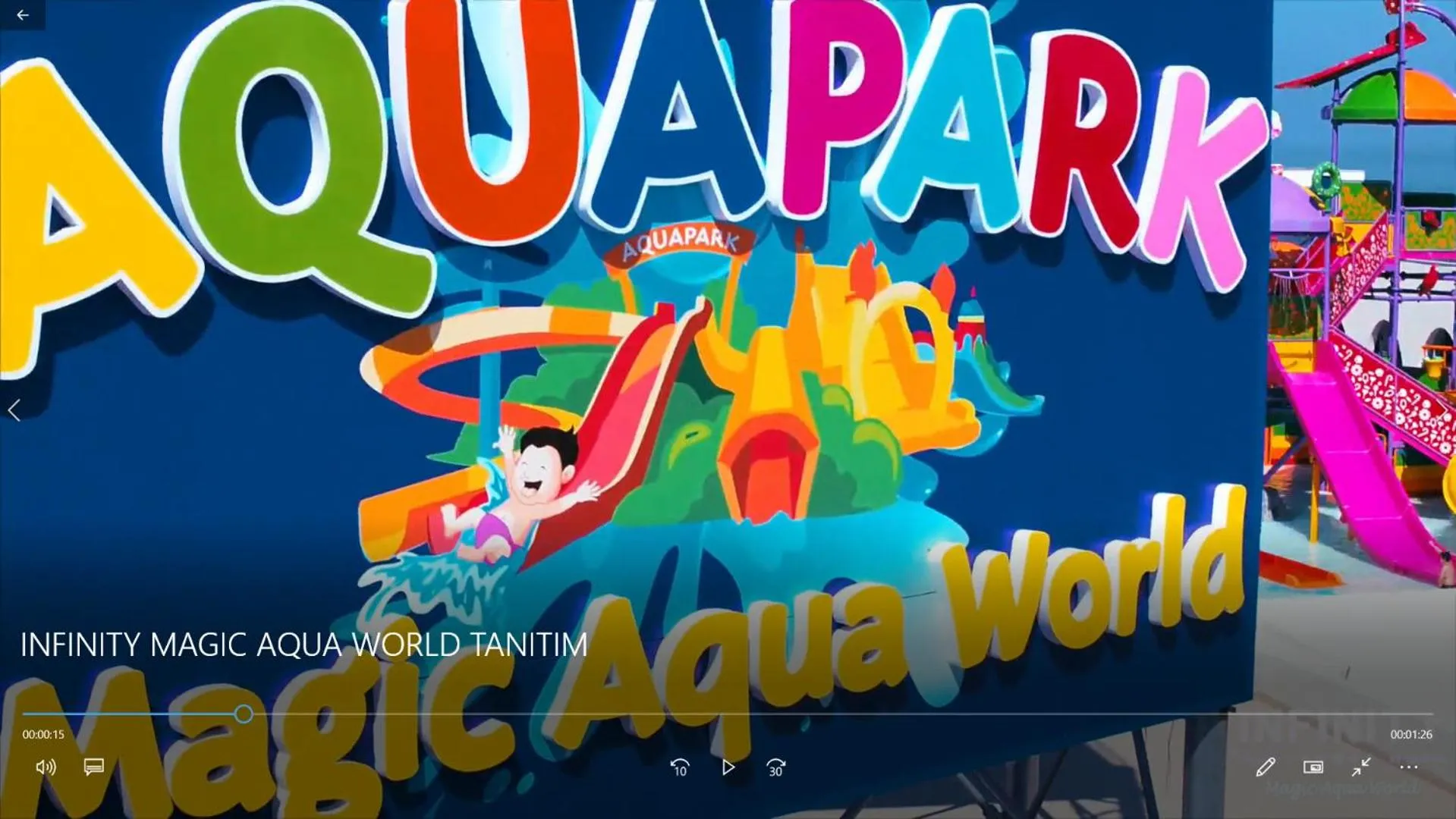 Aqua park in INFINITY BY YELKEN AQUAPARK&RESORTS KUŞADASI