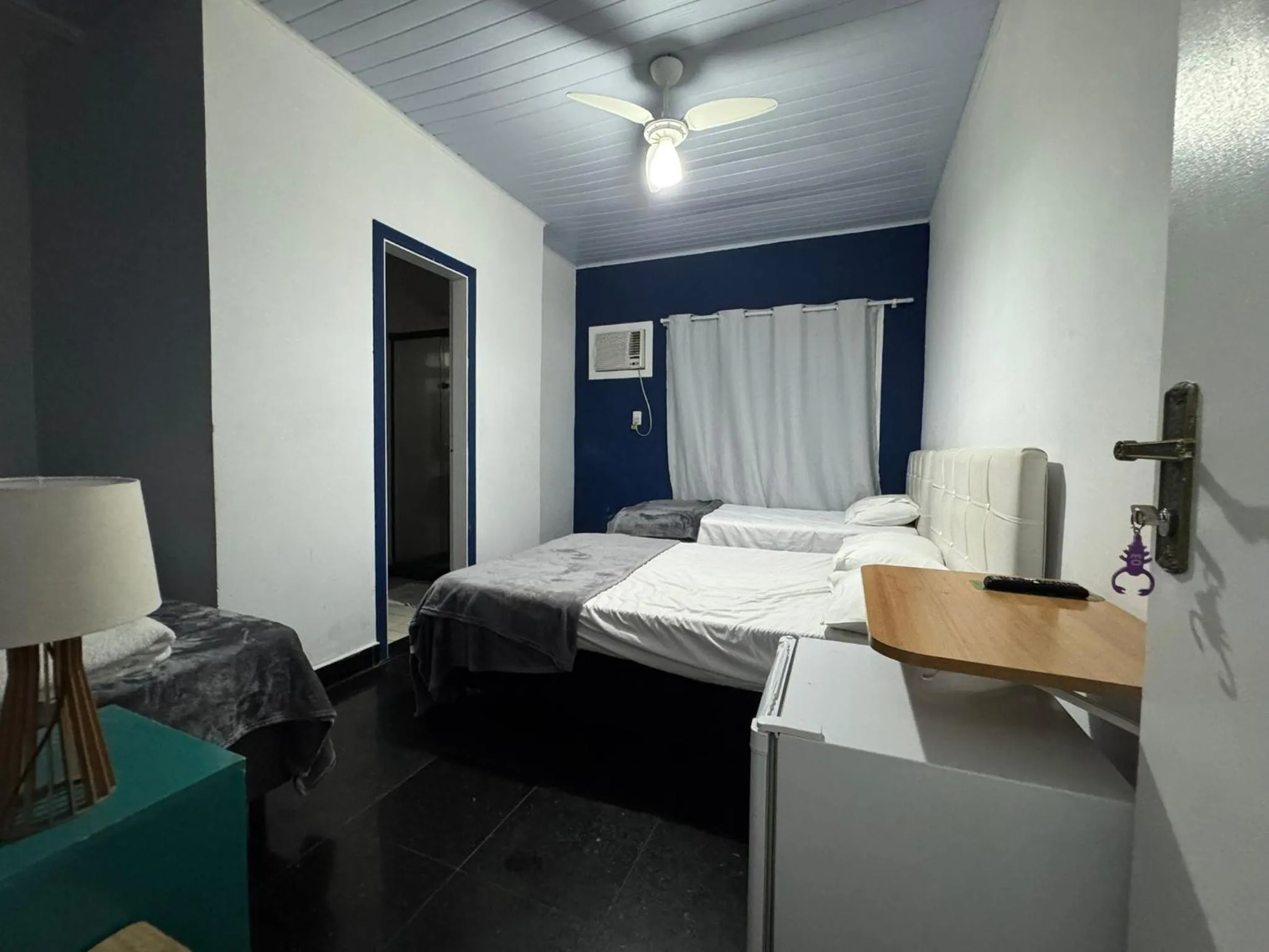 Bed in Pousada Hotel Canto dos Mares