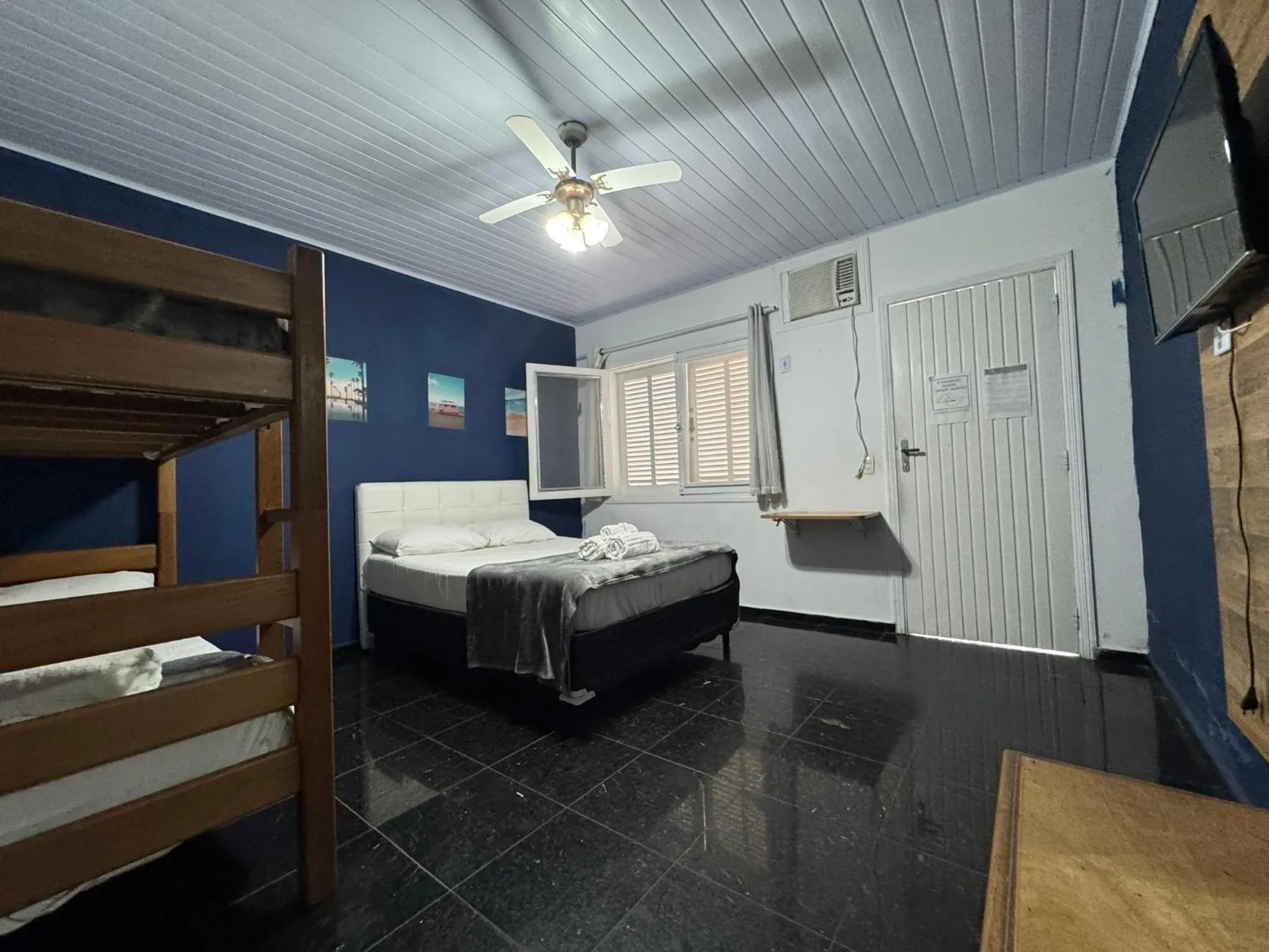 Bed in Pousada Hotel Canto dos Mares