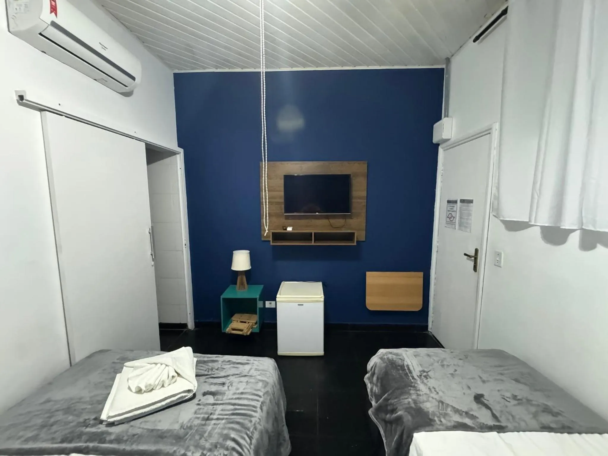 Bed in Pousada Hotel Canto dos Mares