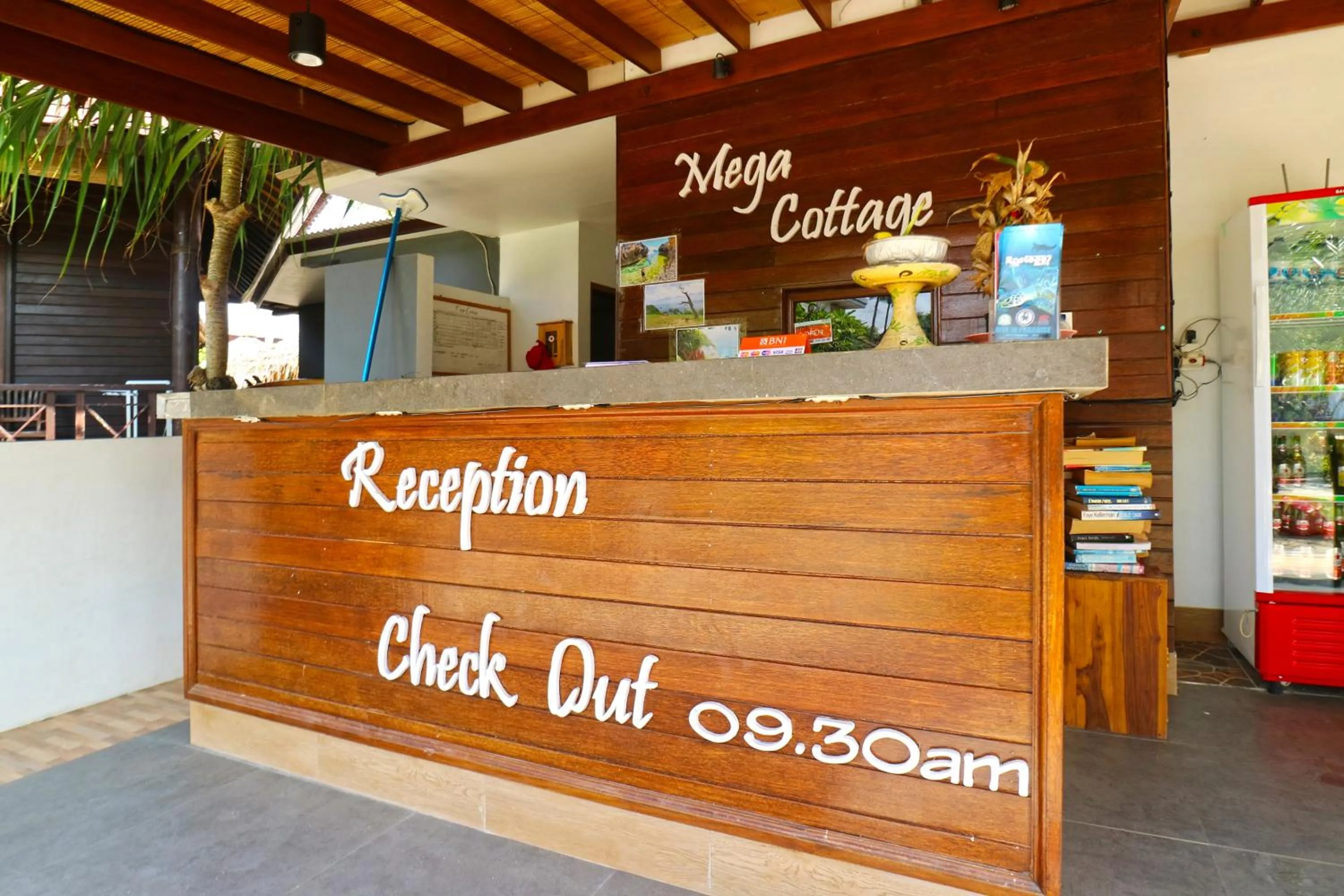 Lobby or reception in Mega Cottages