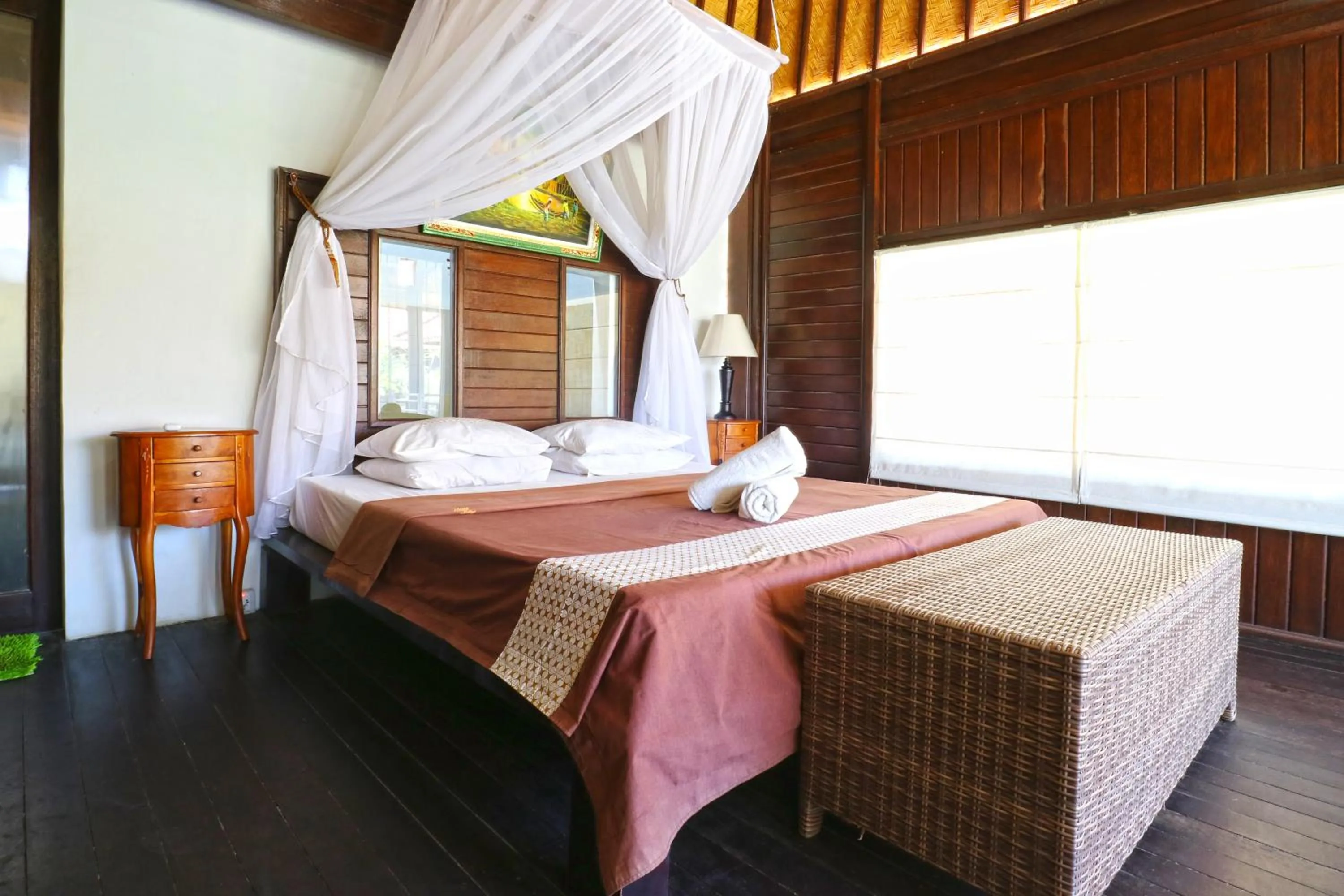 Bedroom, Bed in Mega Cottages