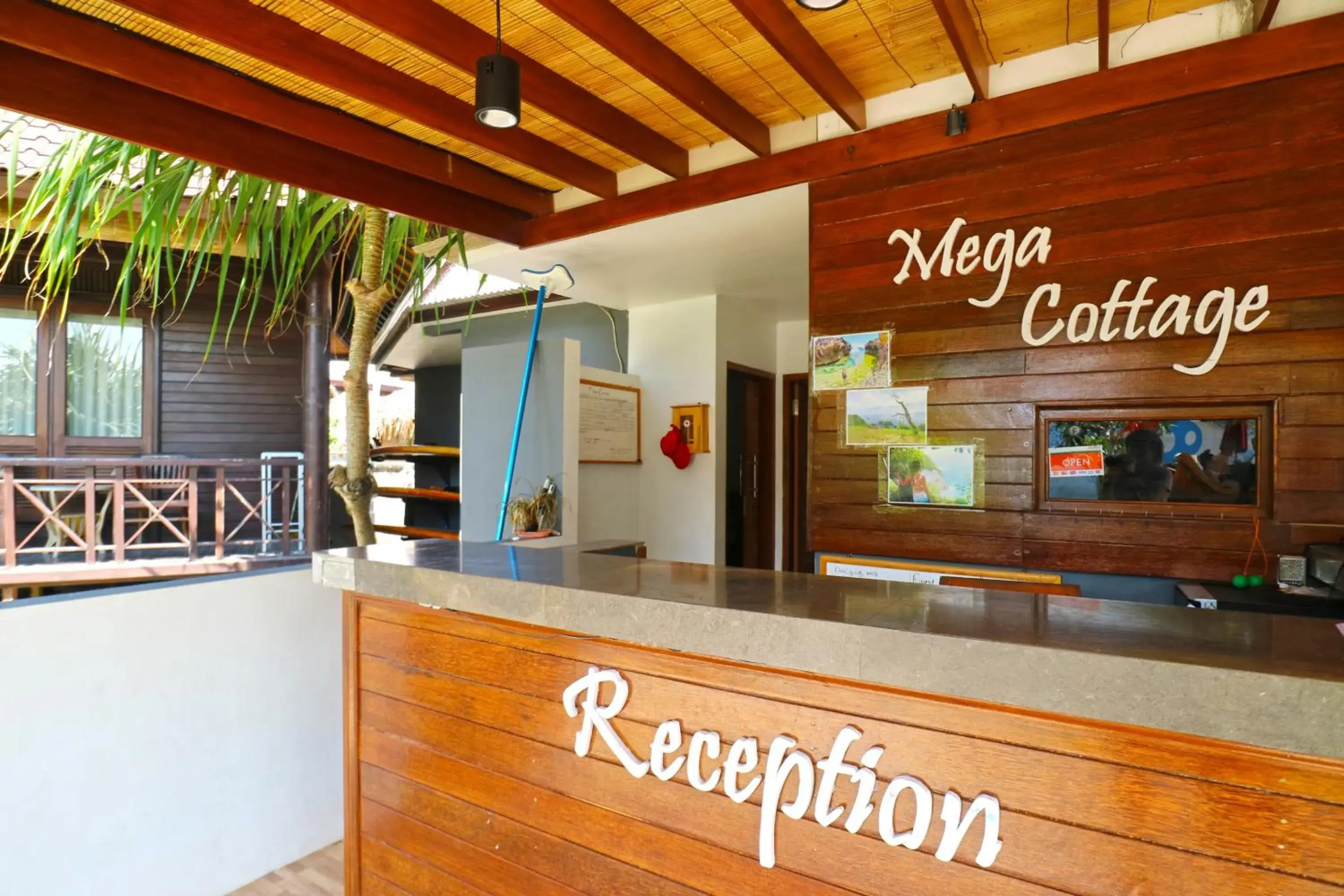 Lobby or reception in Mega Cottages Lobby or reception in Mega Cottages