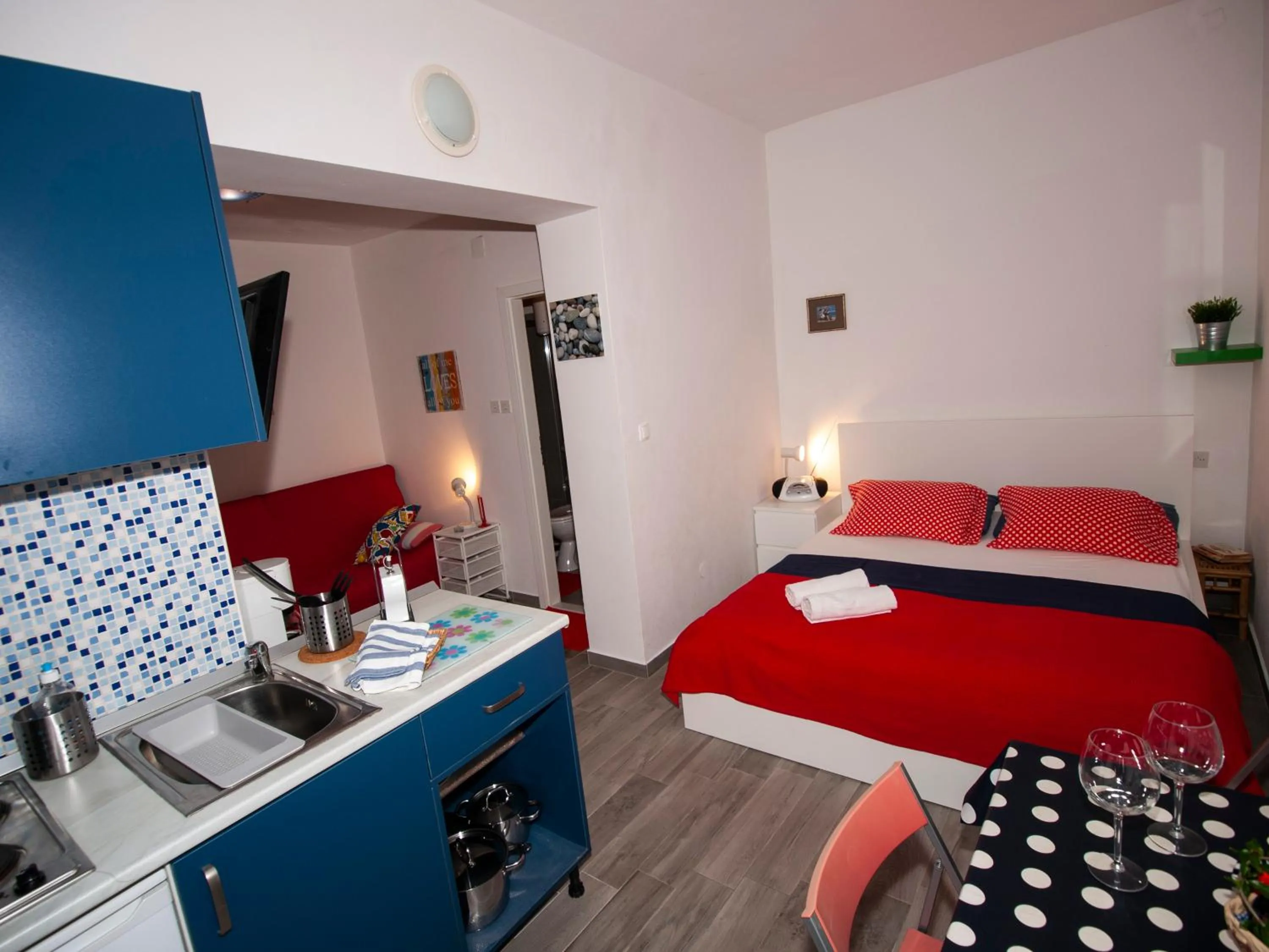 Bed in Apartments Barka