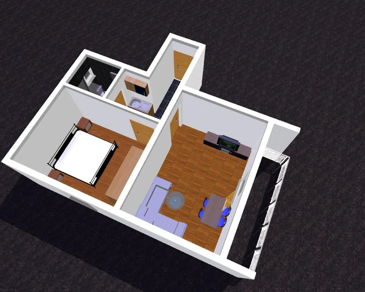 Bathroom in Apartments Barka